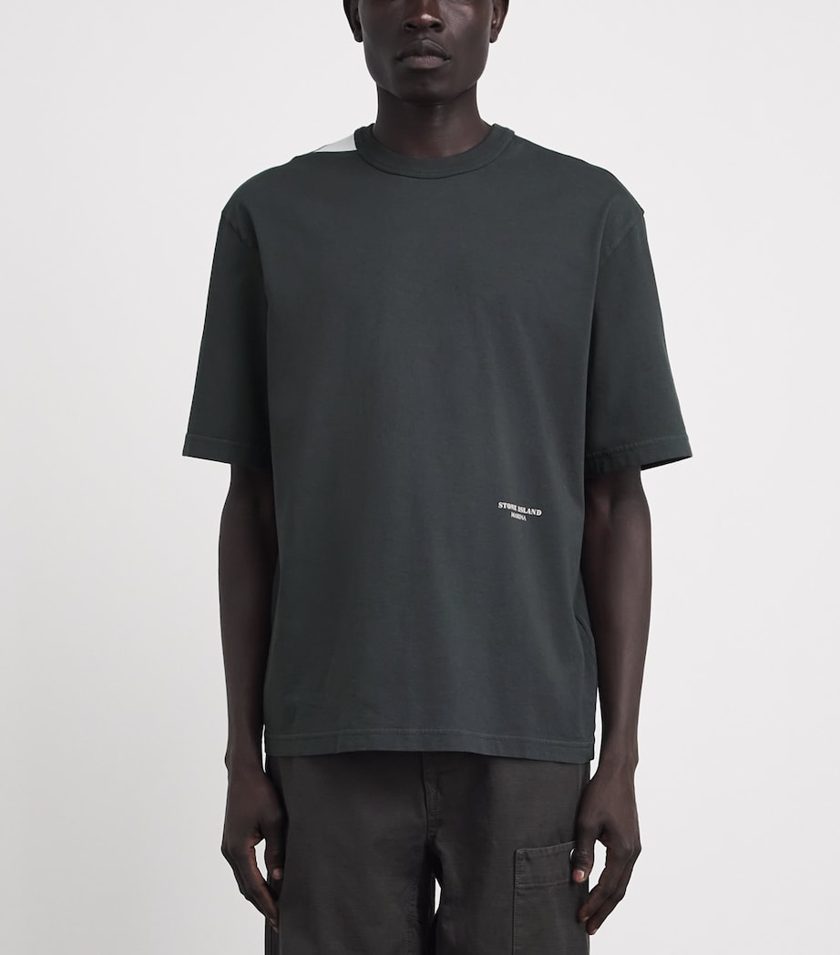 Stone Island Mens Cotton Oversized Marina T-Shirt Image 4