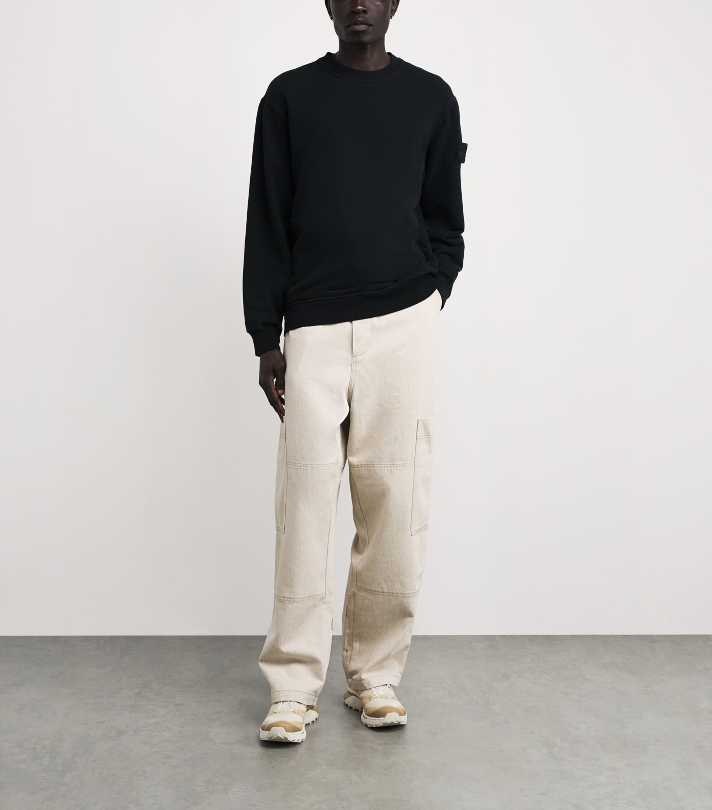 Stretch Organic Cotton Ghost Sweatshirt V0020 Image 2