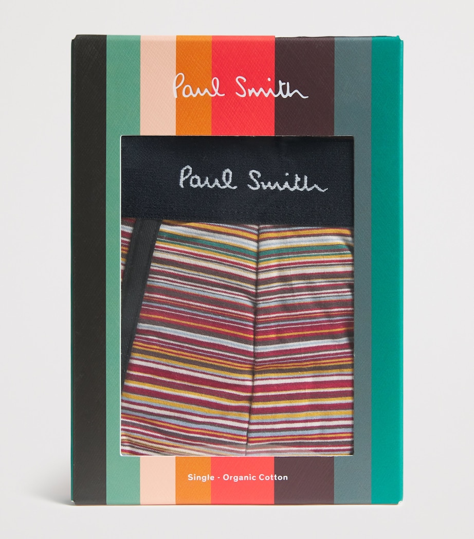 Paul Smith Mens Stretch-Organic Cotton Signature Stripe Trunks Coloured Image 4
