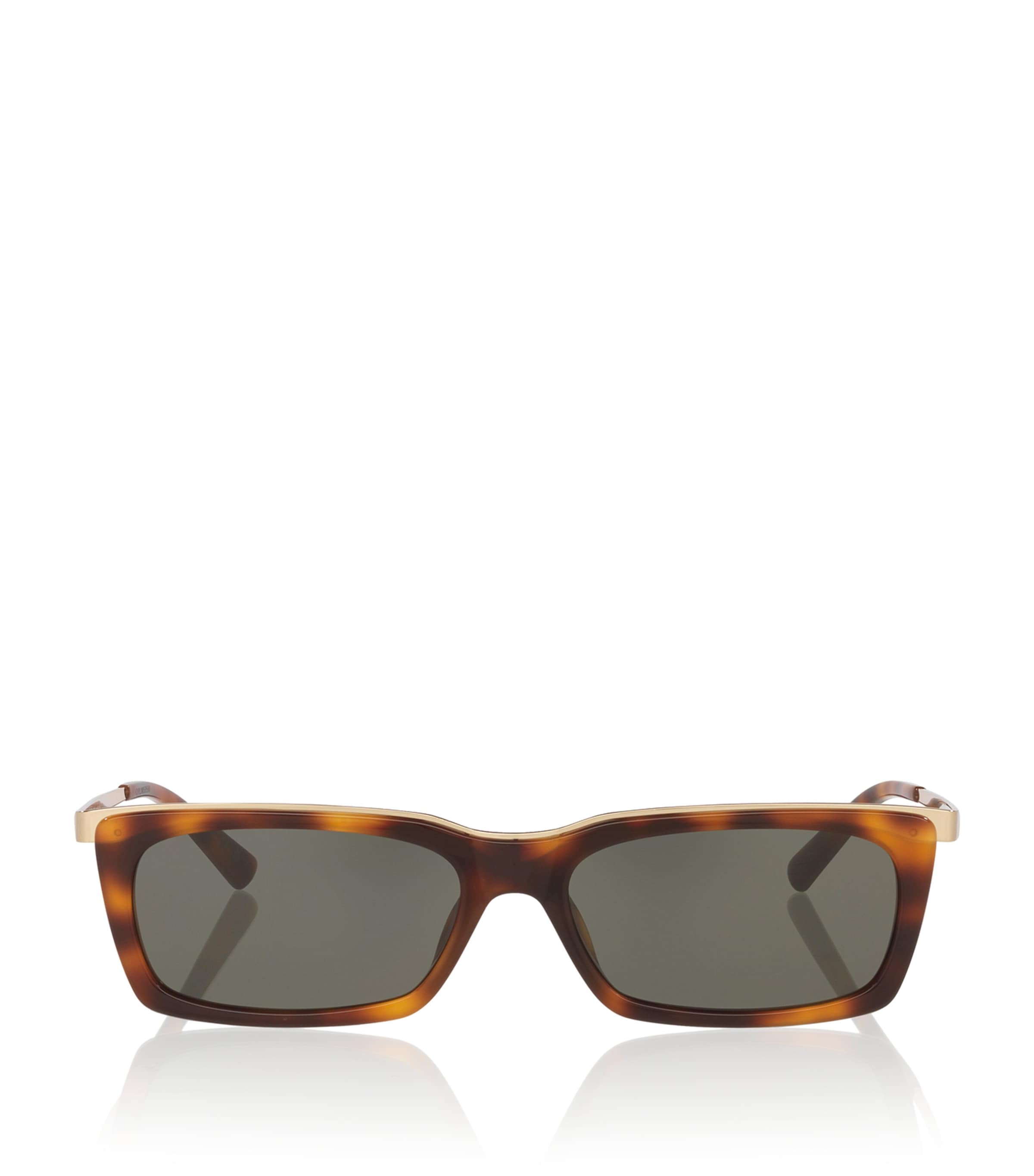 Saint Laurent Acetate Rectangle Sunglasses Image 1