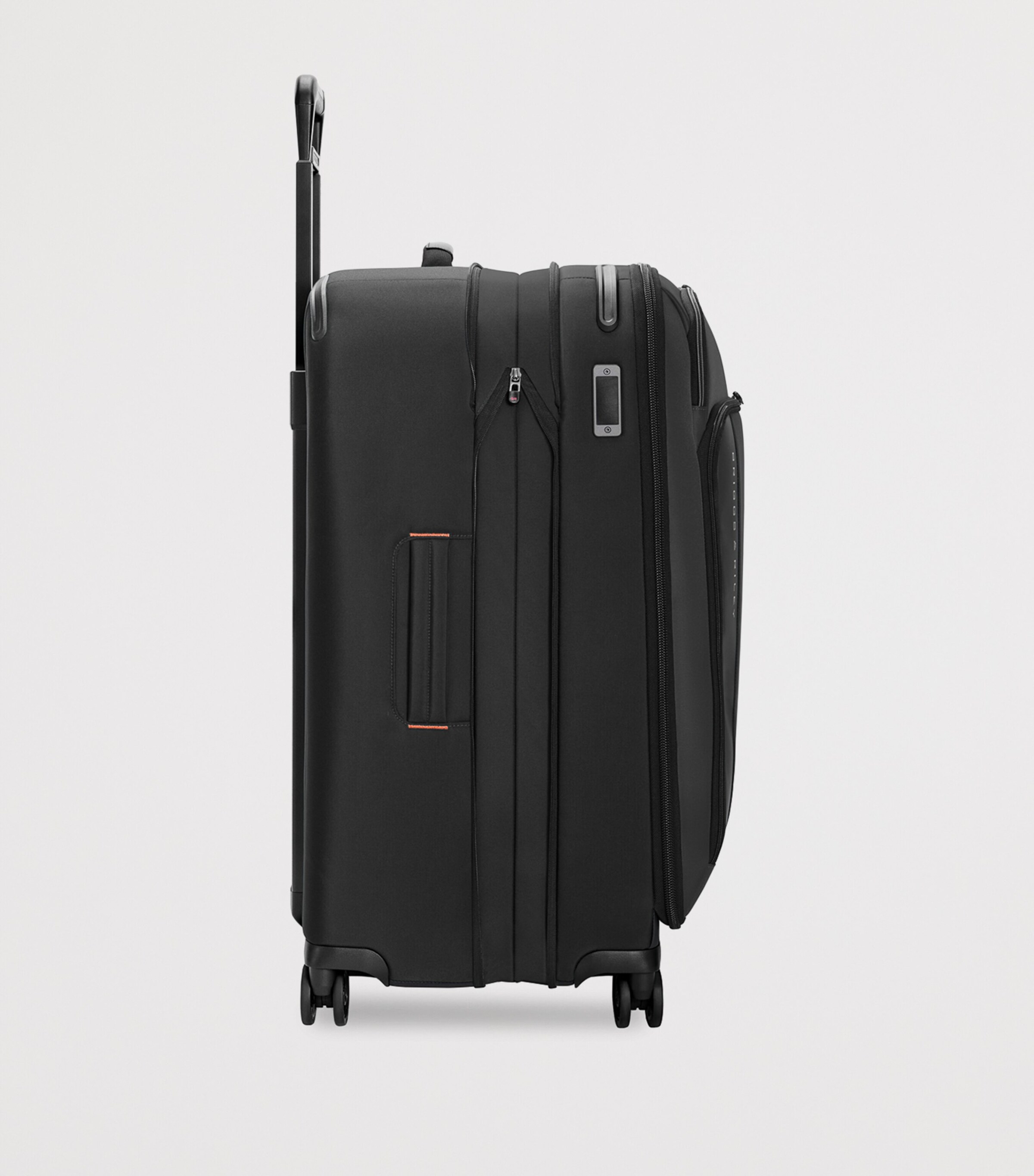 Large ZDX Expandable Spinner Suitcase (74cm) BLACK Image 8