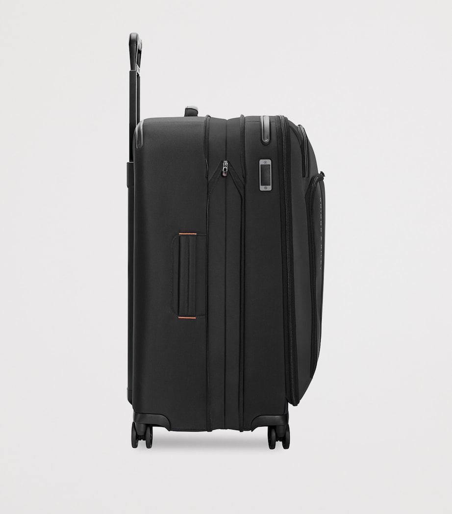 Large ZDX Expandable Spinner Suitcase (74cm) BLACK Image 8