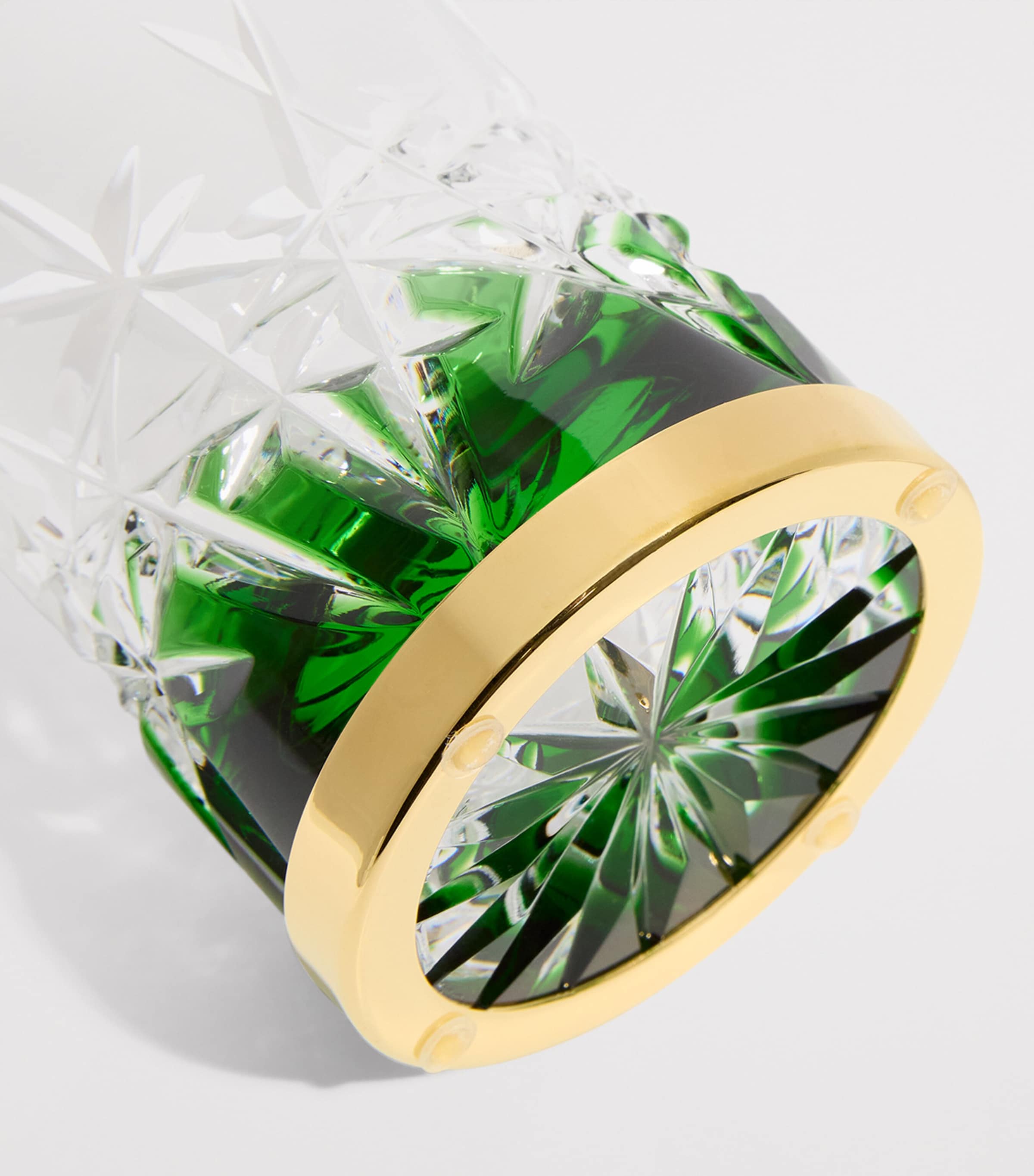 Crystal Ivy Green Tumbler (250ml) GREEN/GOLD Image 3