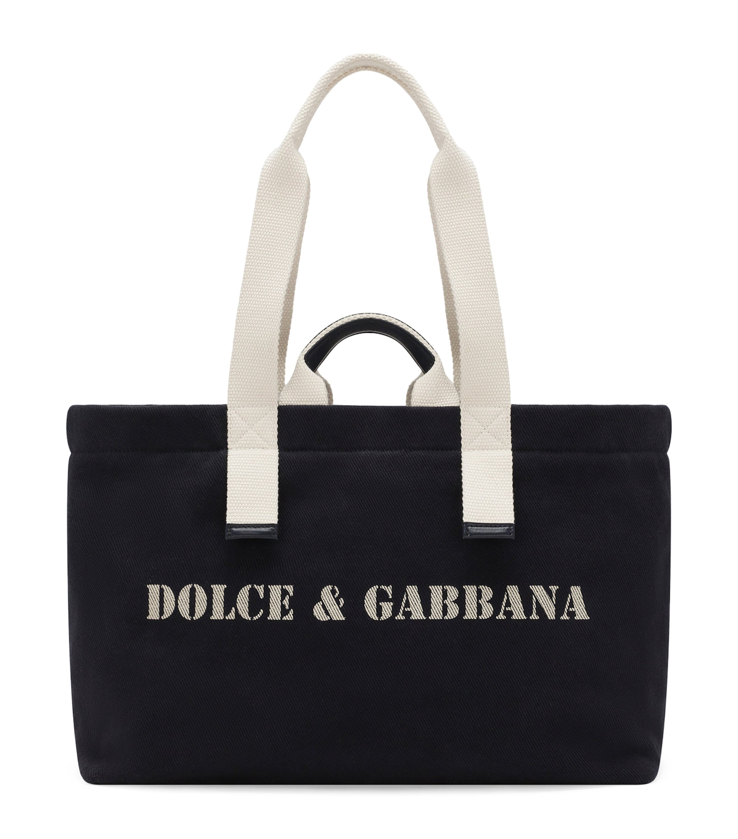 Dolce Gabbana Large Logo Tote Bag Harrods UK