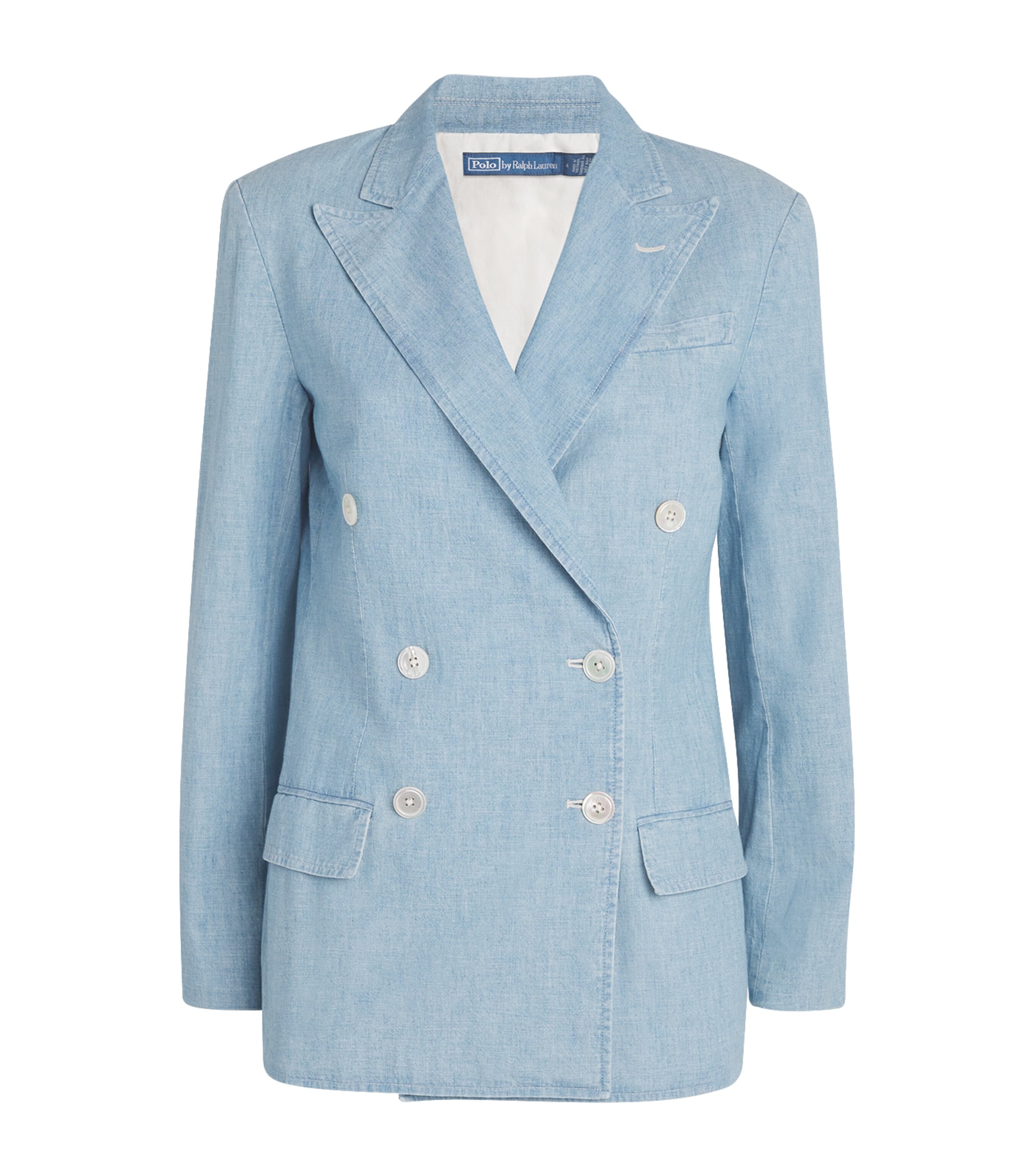 POLO RALPH LAUREN DENIM DOUBLE-BREASTED BLAZER