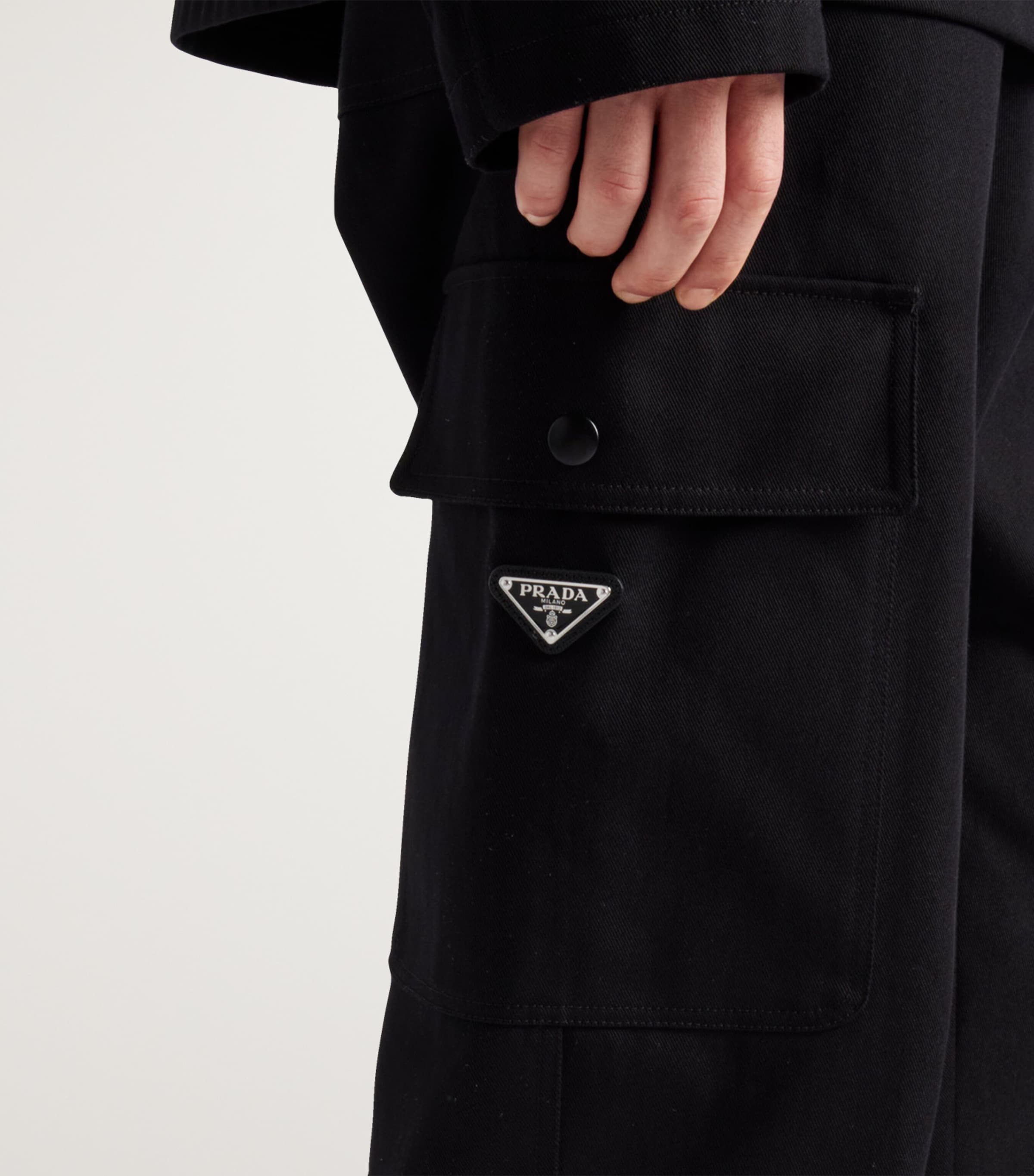 Cotton Cargo Trousers F0002 Image 4