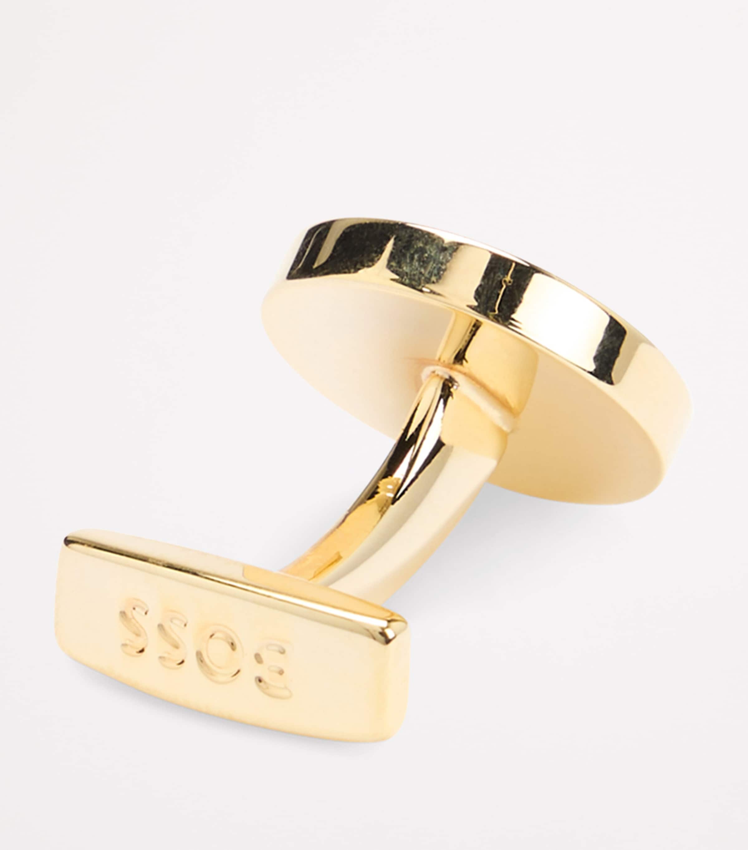 Round Fibreglass-Insert Cufflinks 524 Image 3