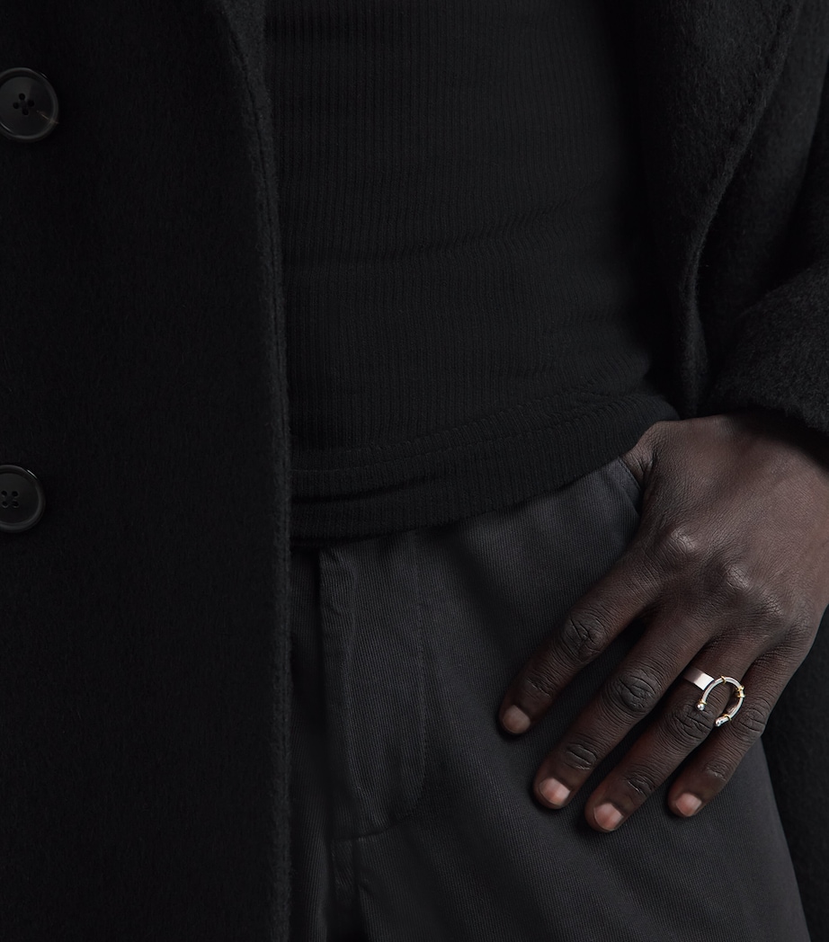 FYR Sterling Silver and Yellow Gold Purity 2.0 Ring Silver Image 2