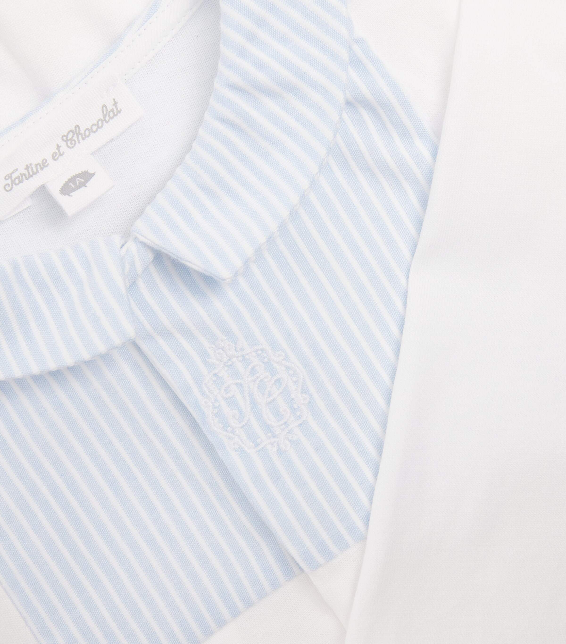Tartine et Chocolat Cotton All-In-One (Newborn-2 Years) Blanc Image 3