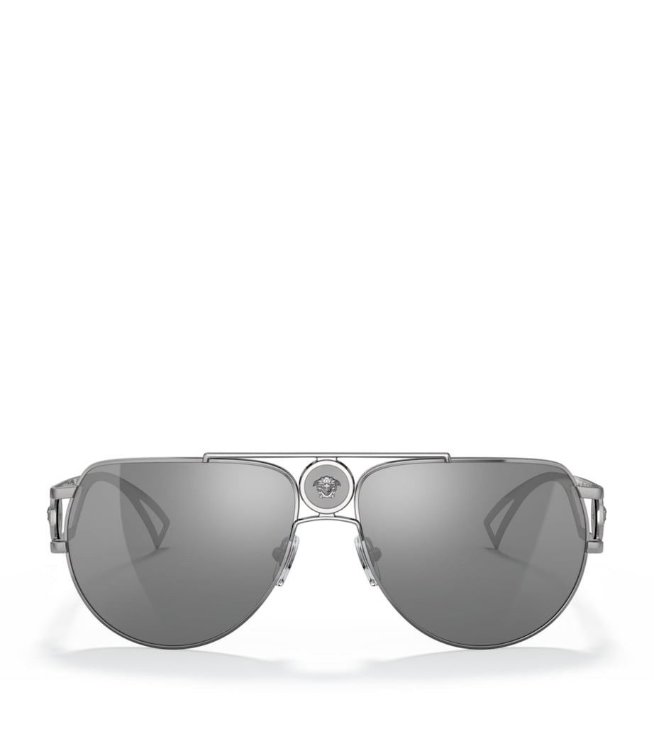 Versace Metal Medusa Aviator Sunglasses Image 1