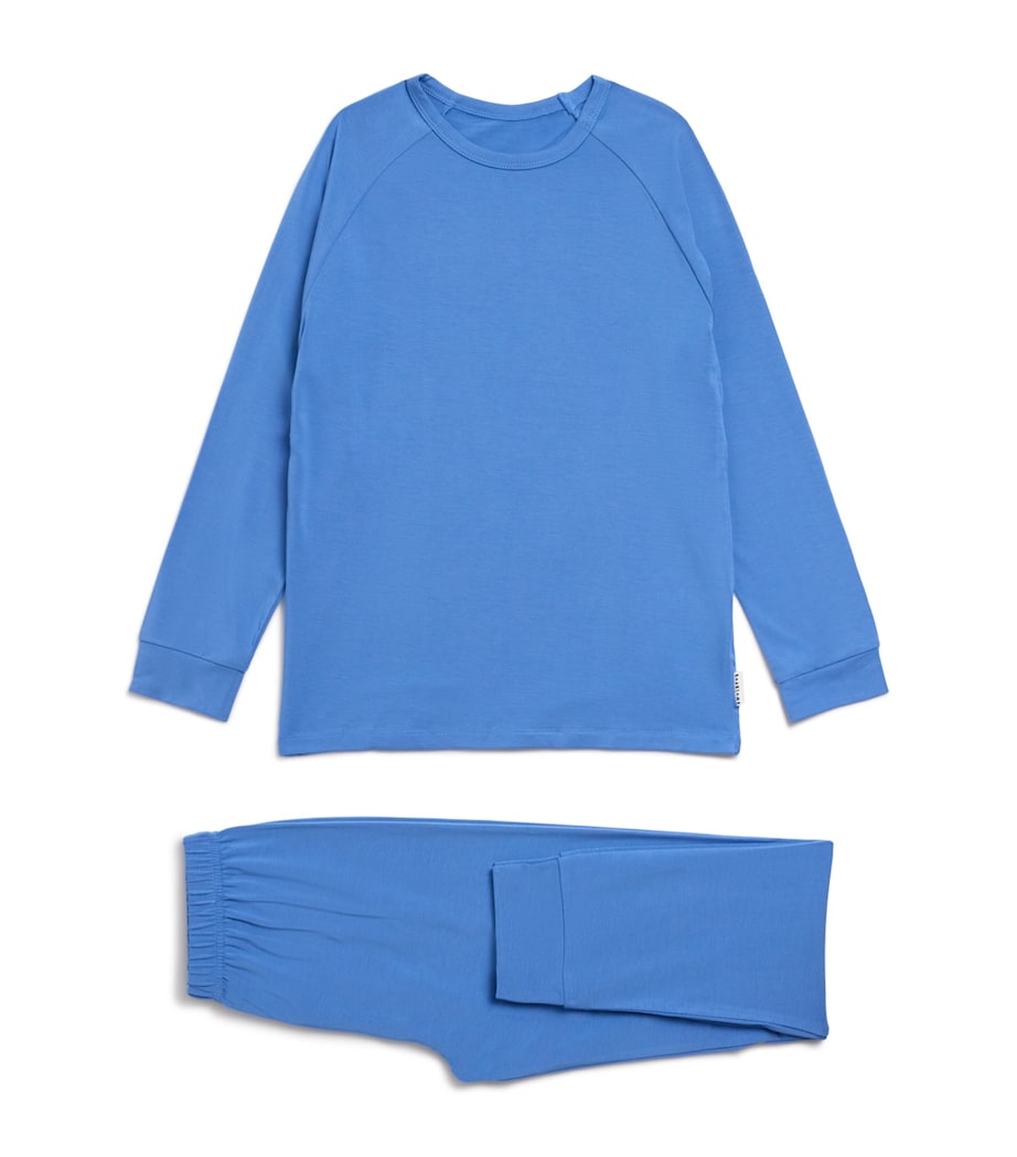 Bamboo Base Layer Set (6-8 Years) BLUE Image 1