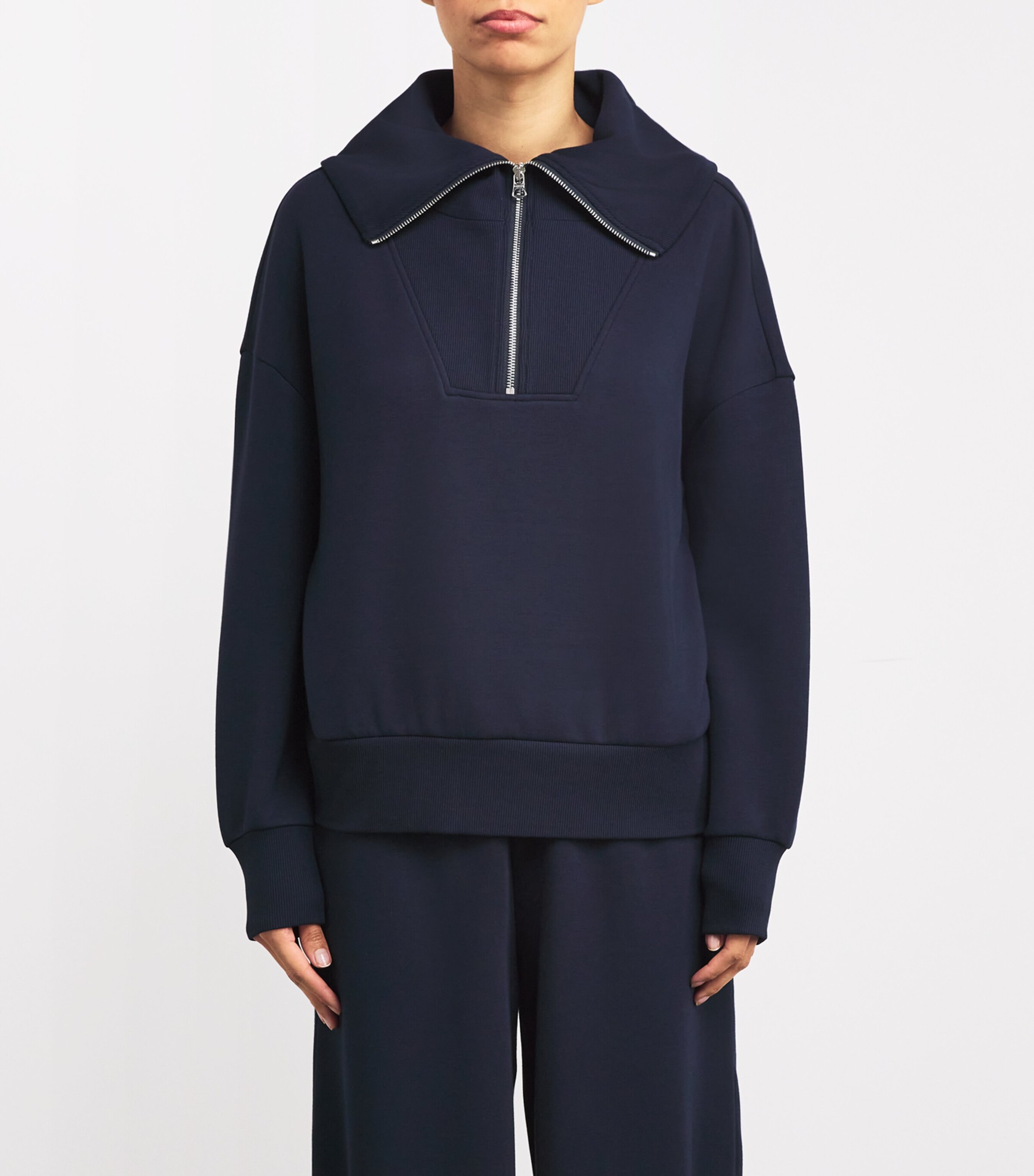 Half-Zip Catherine Sweatshirt NAVY Image 3