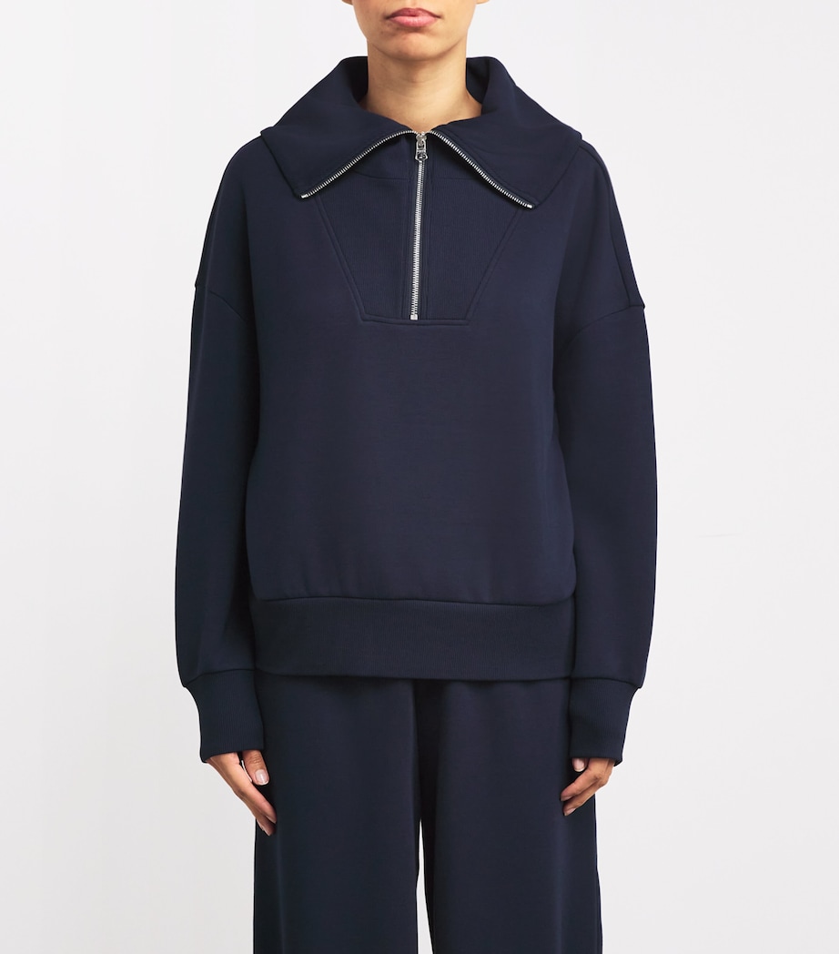Half-Zip Catherine Sweatshirt NAVY Image 3