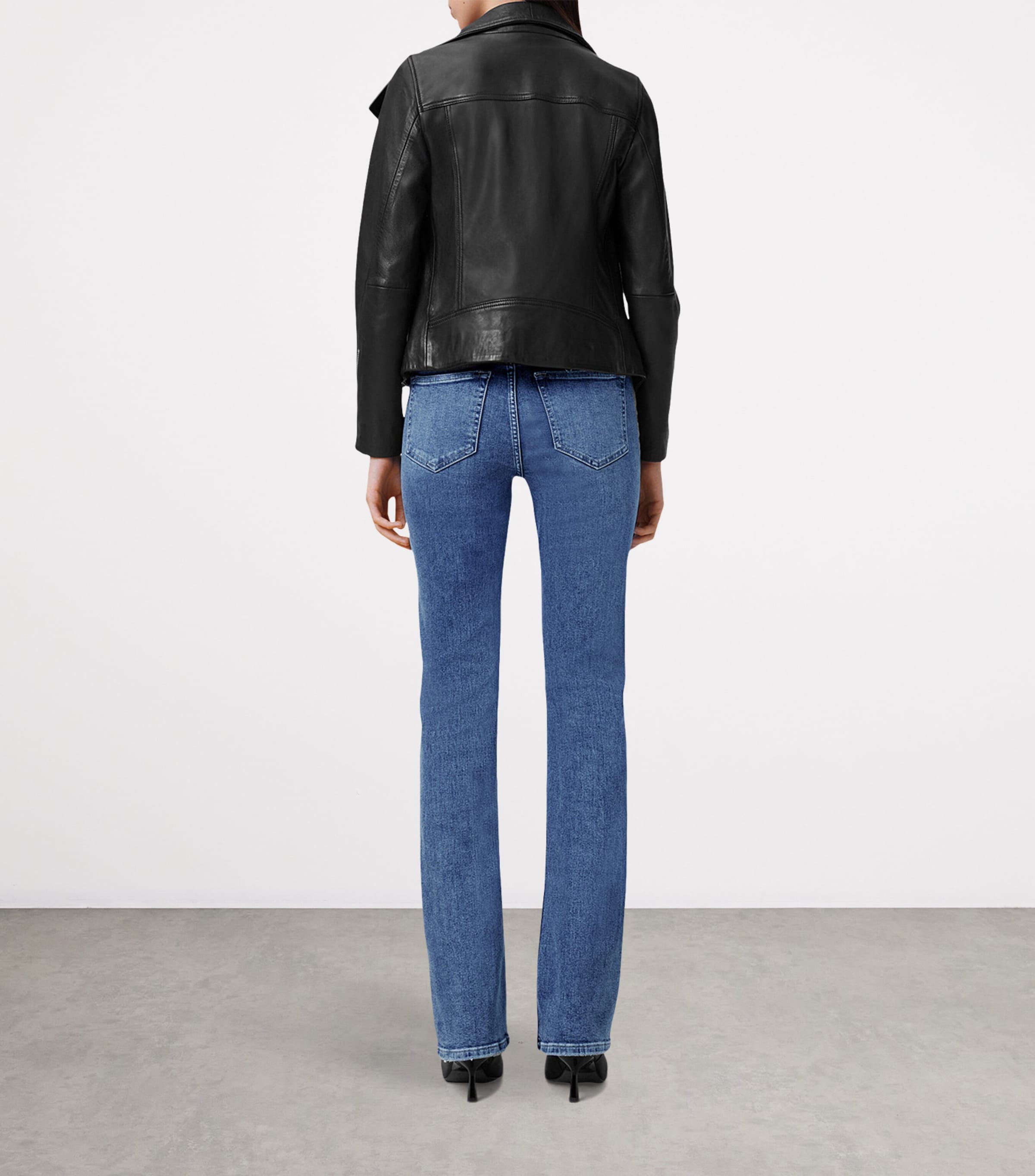 Haldan Slim Bootcut Jeans MID INDIGO Image 3