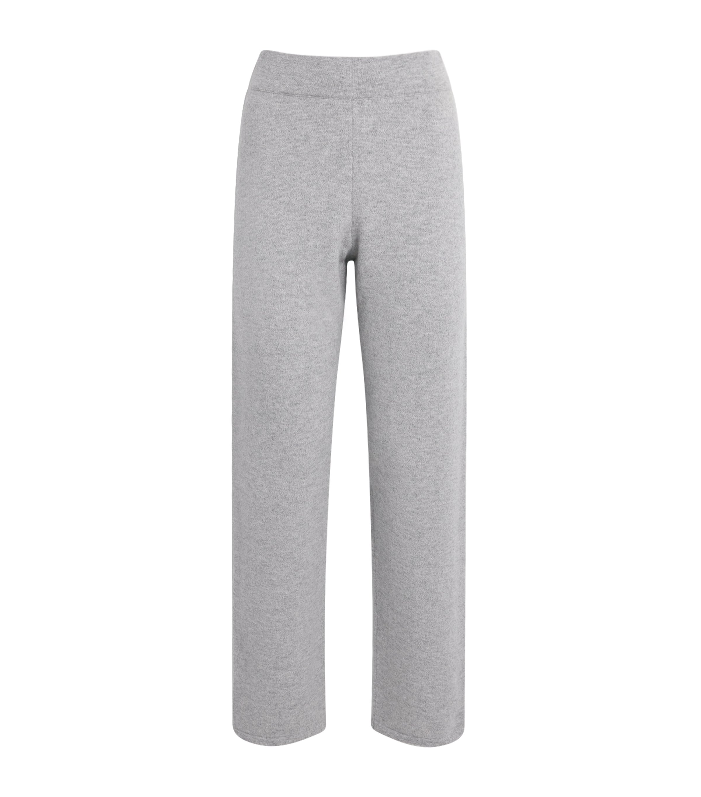 Falke Cashmere Straight Trousers In Animal Print