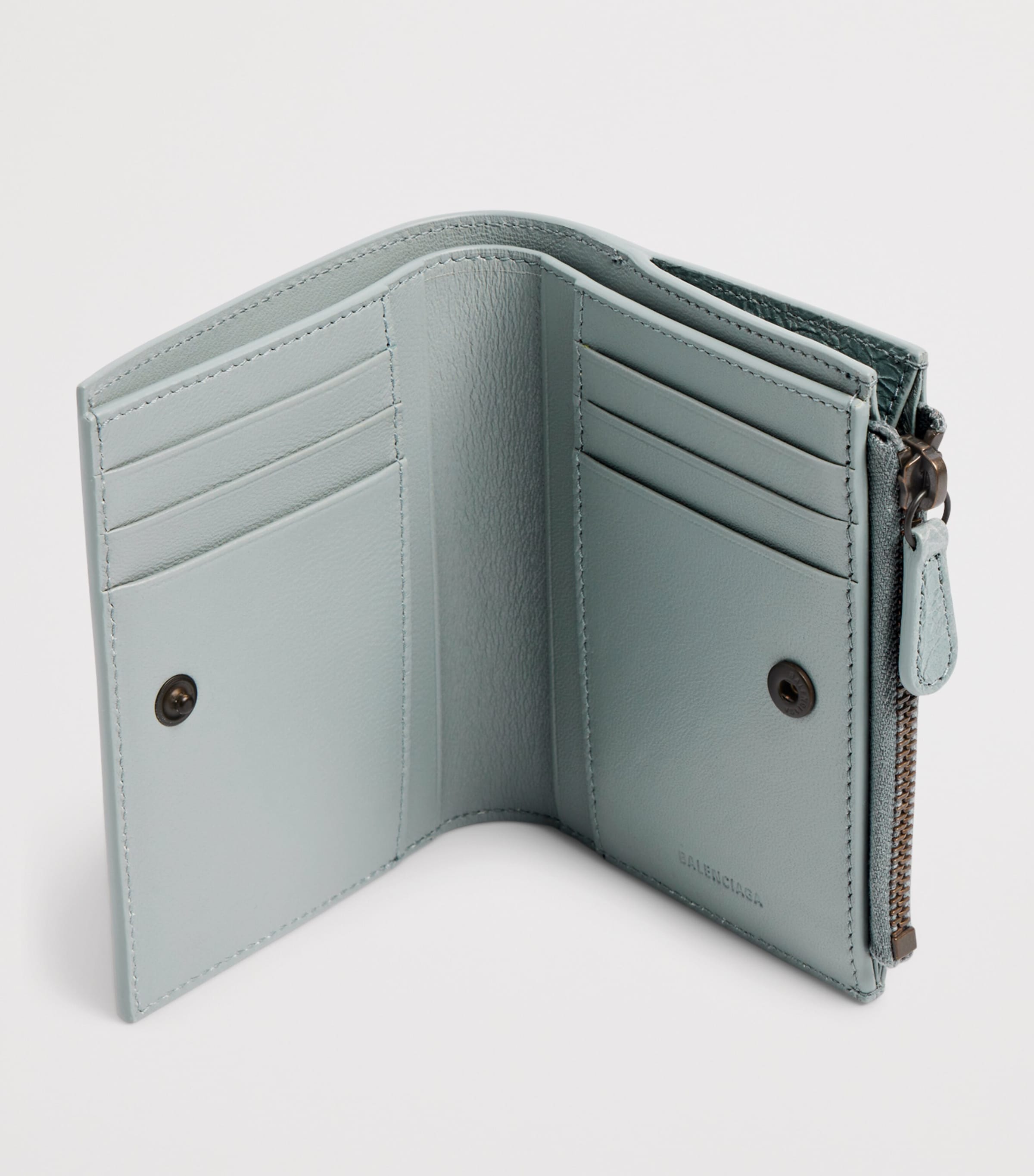 Balenciaga Crinkled Lambskin Le City Bifold Wallet Image 3