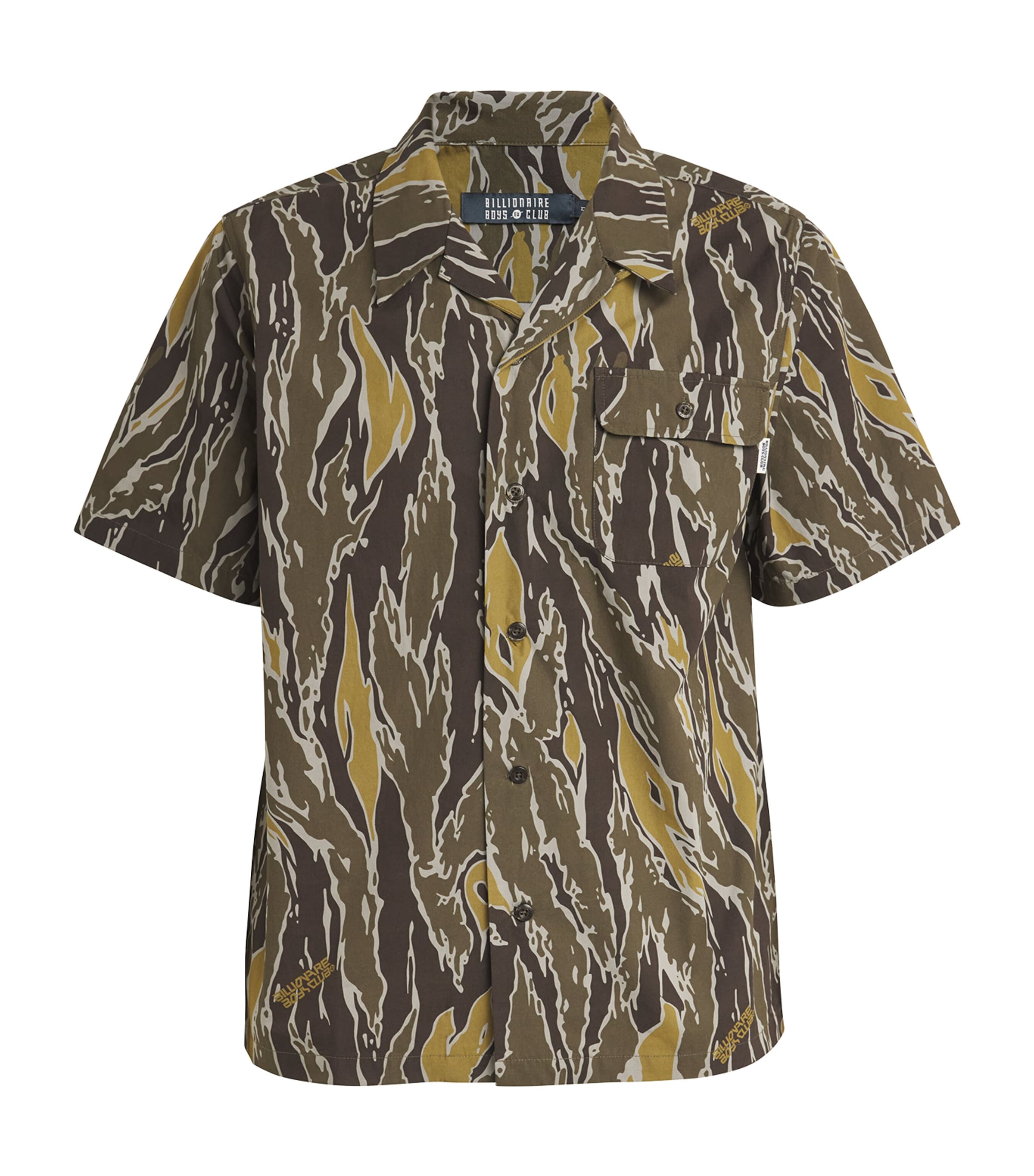 Billionaire Boys Club Camouflage Print Shirt In Green