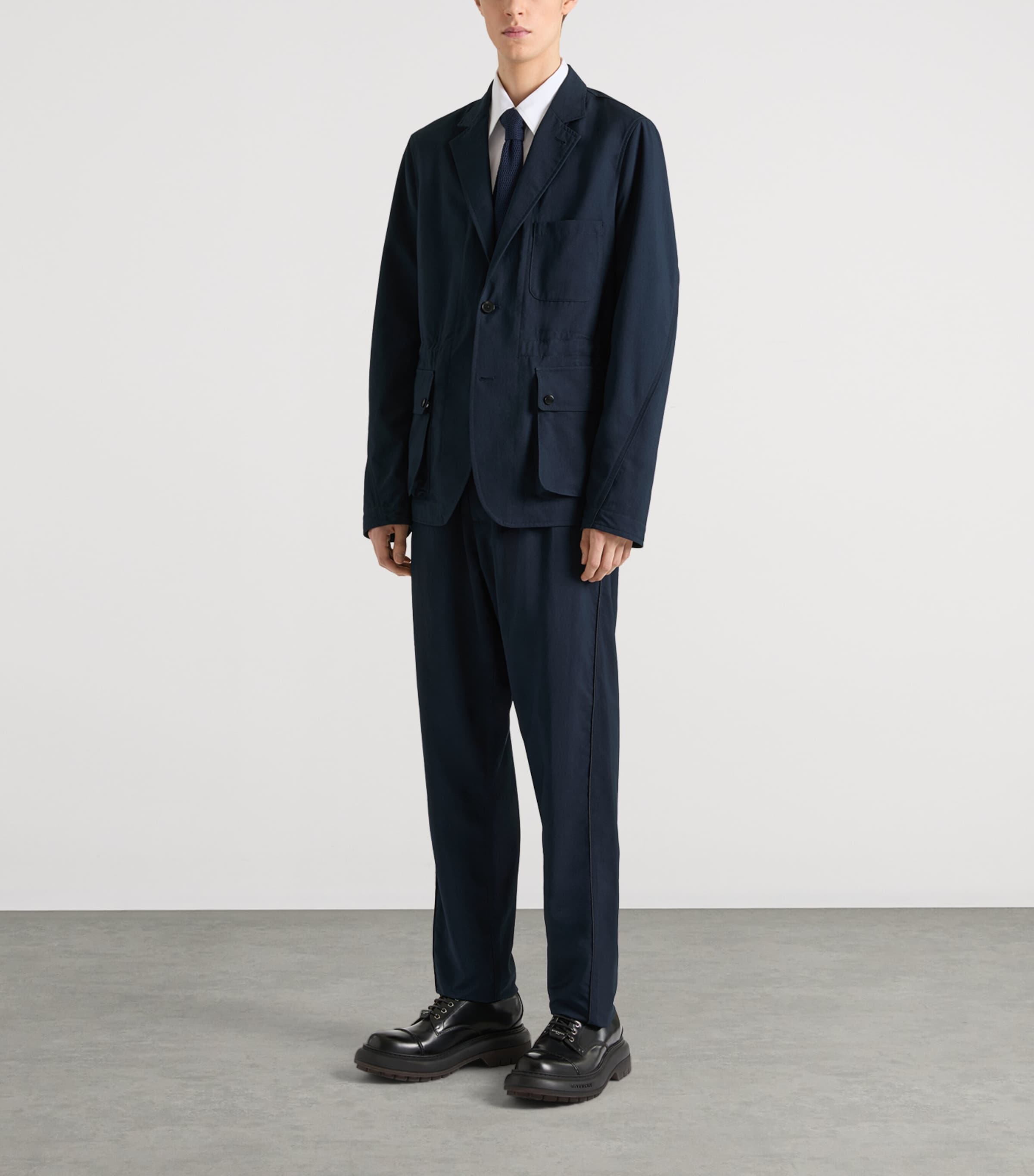Givenchy Mens Technical Deconstructed Blazer Image 2