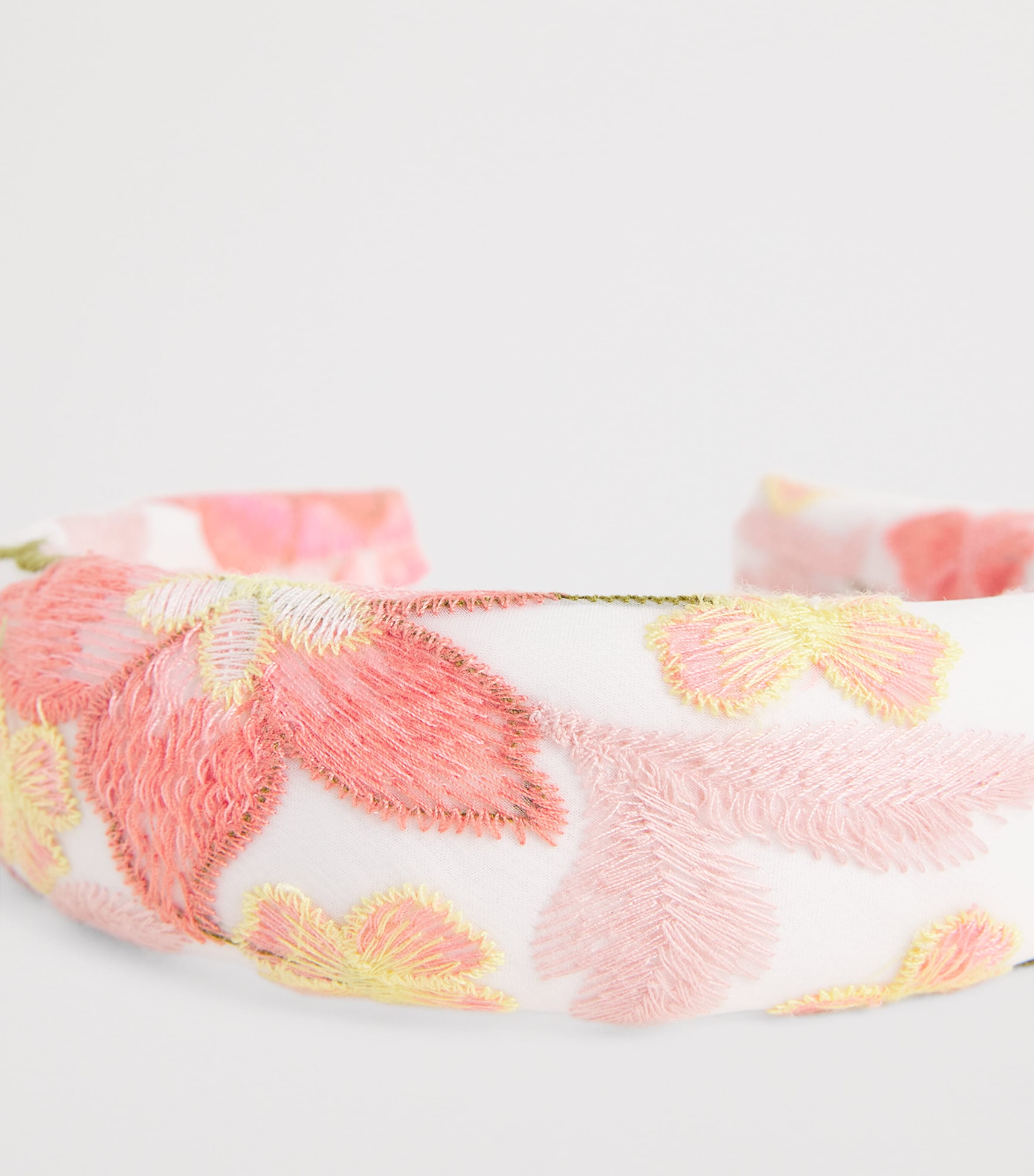MARLO Embroidered Avery Headband Floral Image 3