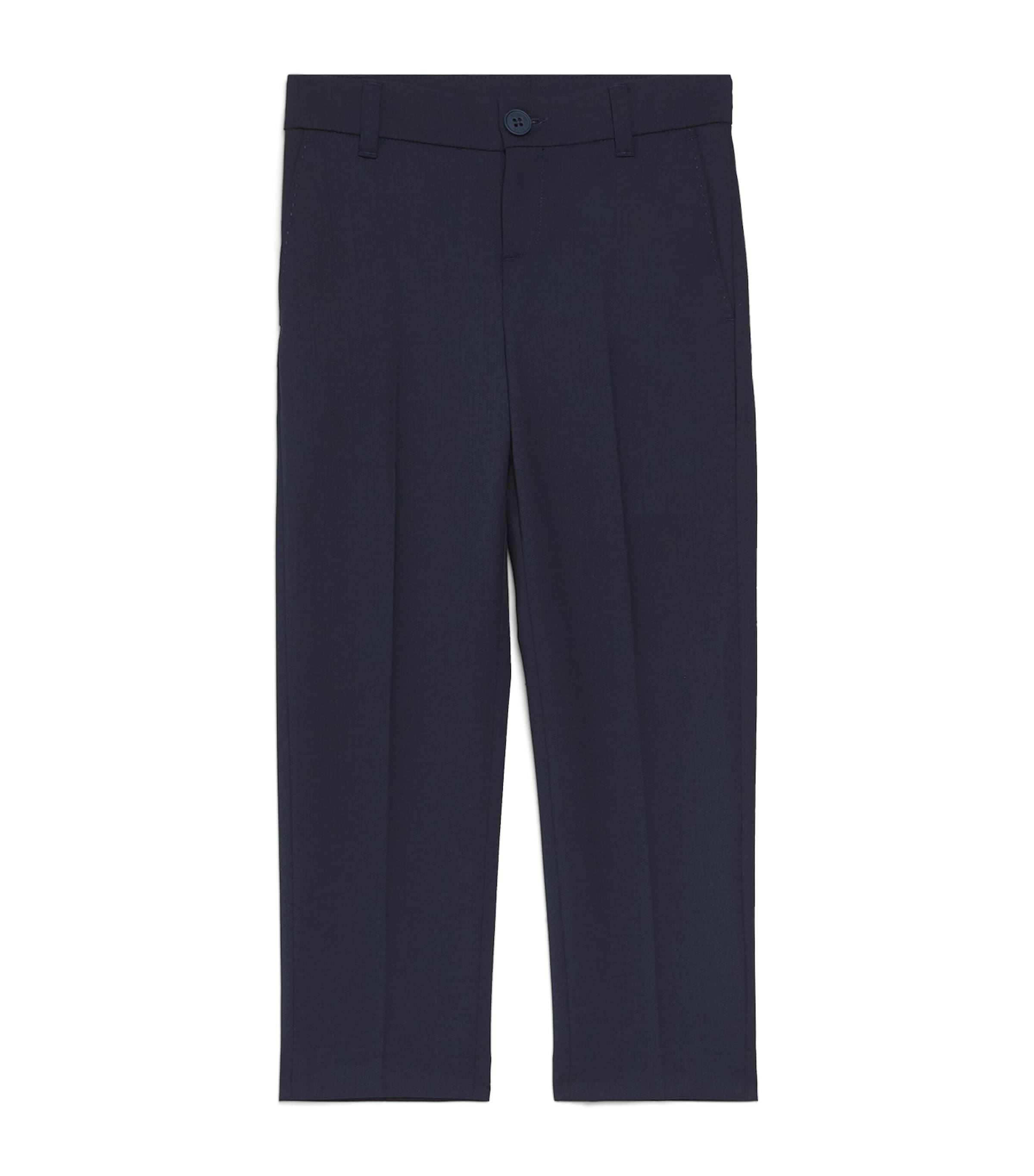 BOSS Kidswear Wool-Blend Tailored Trousers (4-16 Years) Electric Blue Image 1