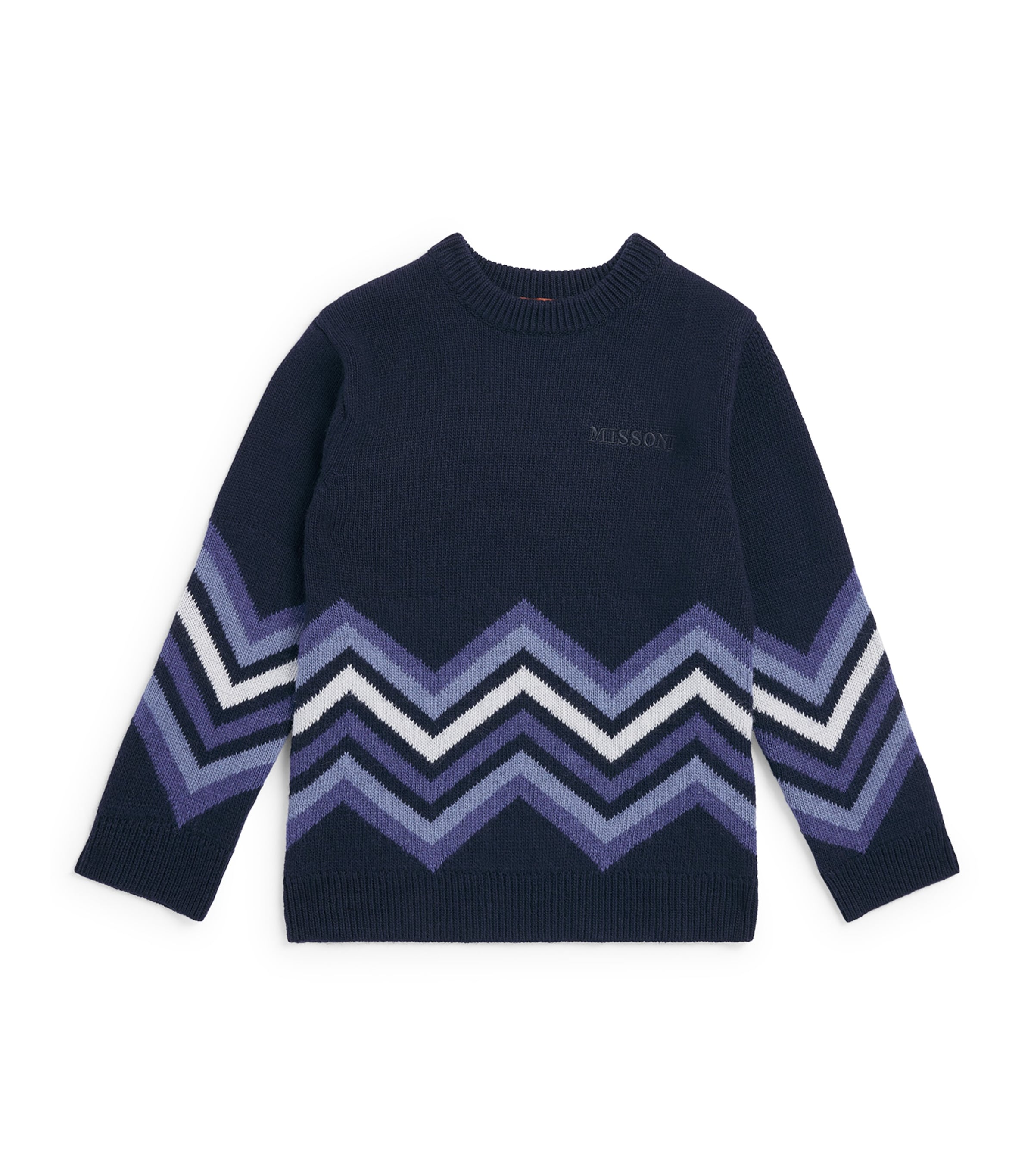 Missoni Kids Zigzag Sweater Blu/multicolor Image 1