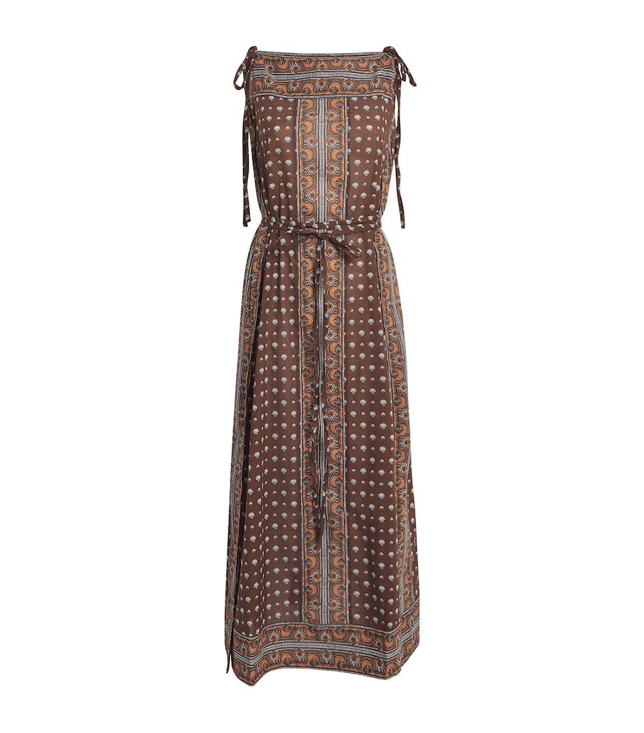 DÔEN Organic Cotton Amarante Midi Dress Terre Foulard La Mer Image 1