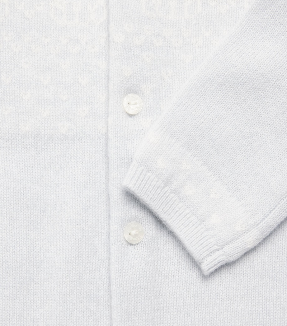 Tartine et Chocolat Wool-Cashmere Playsuit (1-24 Months) Ciel Image 3