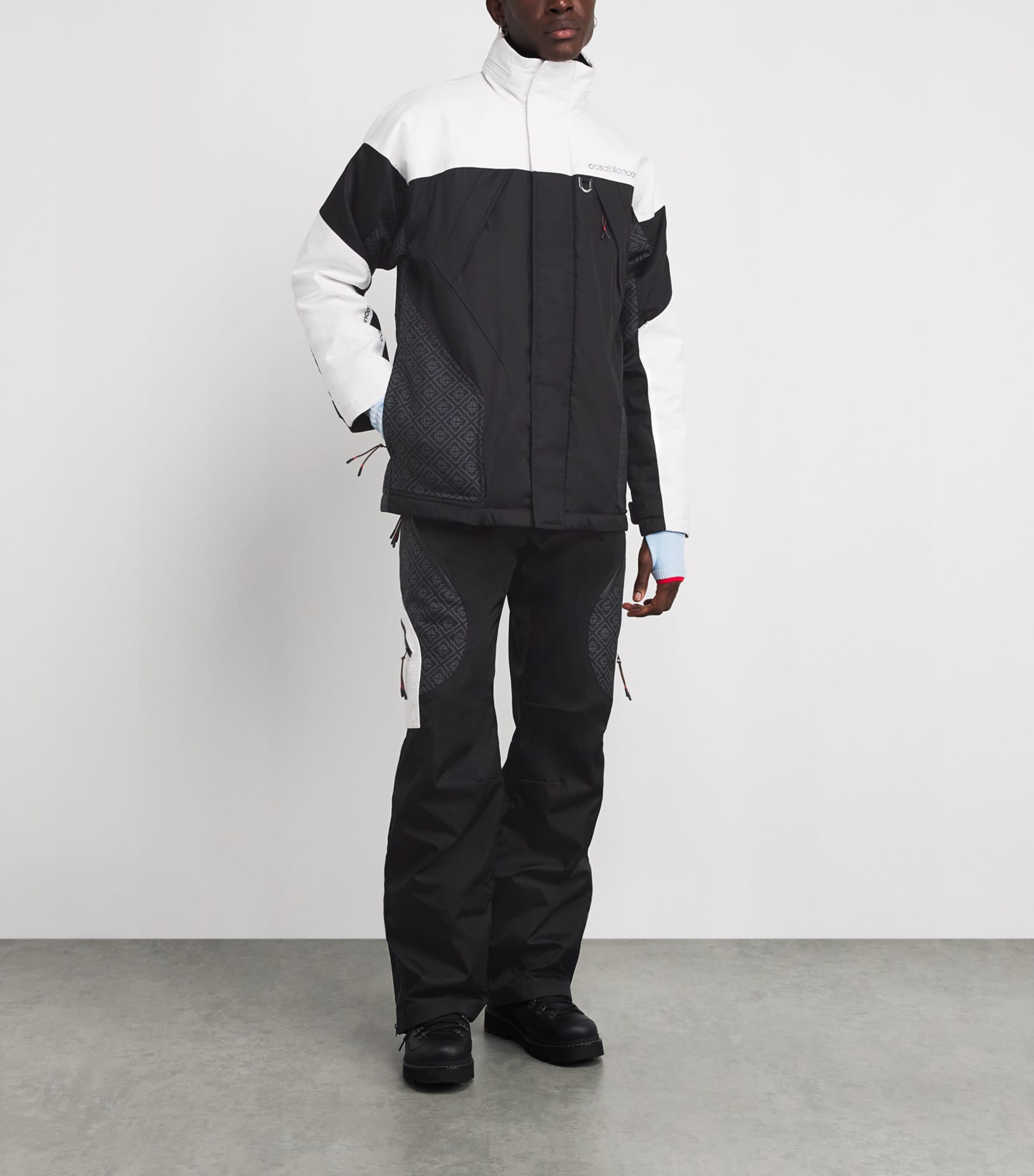 Down-Filled Ski Parka BLACK Image 2