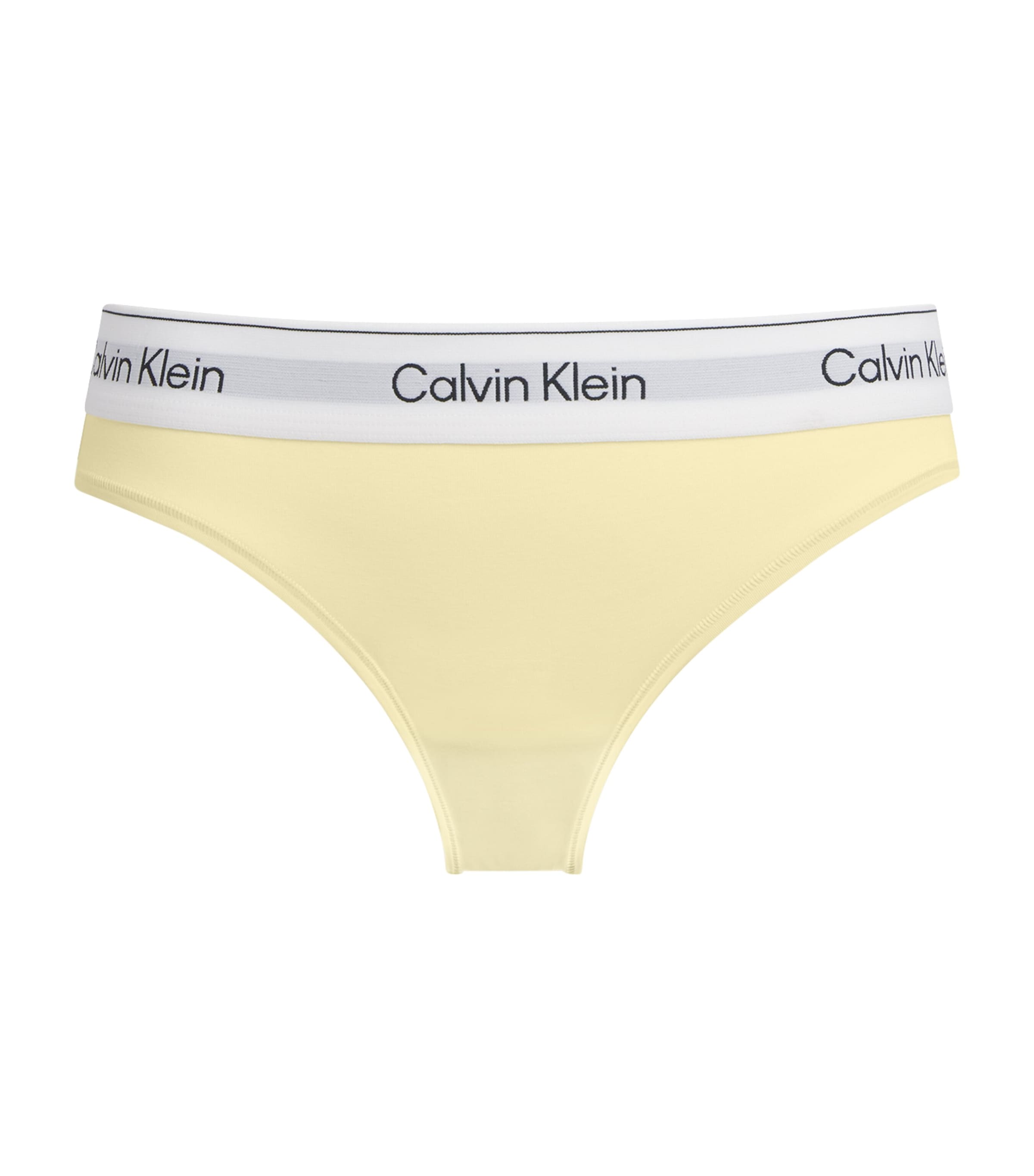 Calvin Klein Womens Cotton-Modal Icon Brazilian Briefs Zrk/pear Sorbet Image 1