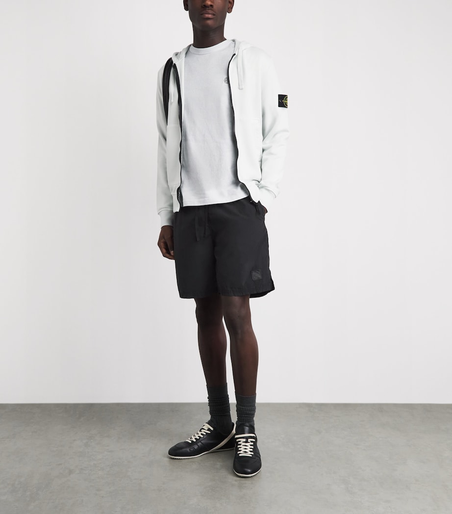 Stone Island Mens Recycled Ghost Logo Shorts Image 2