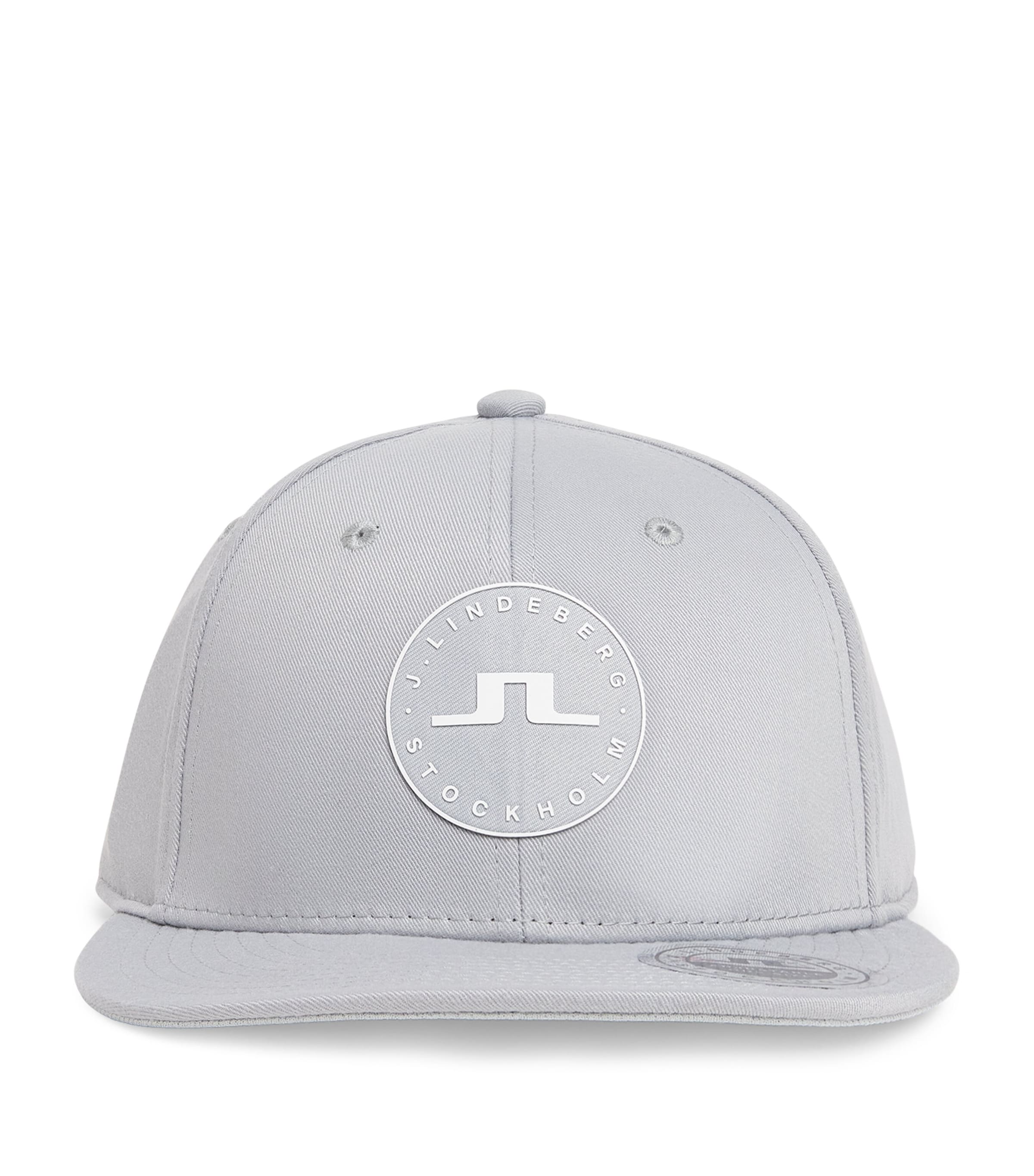 J. Lindeberg Logo-patch Drive Cap In Grey