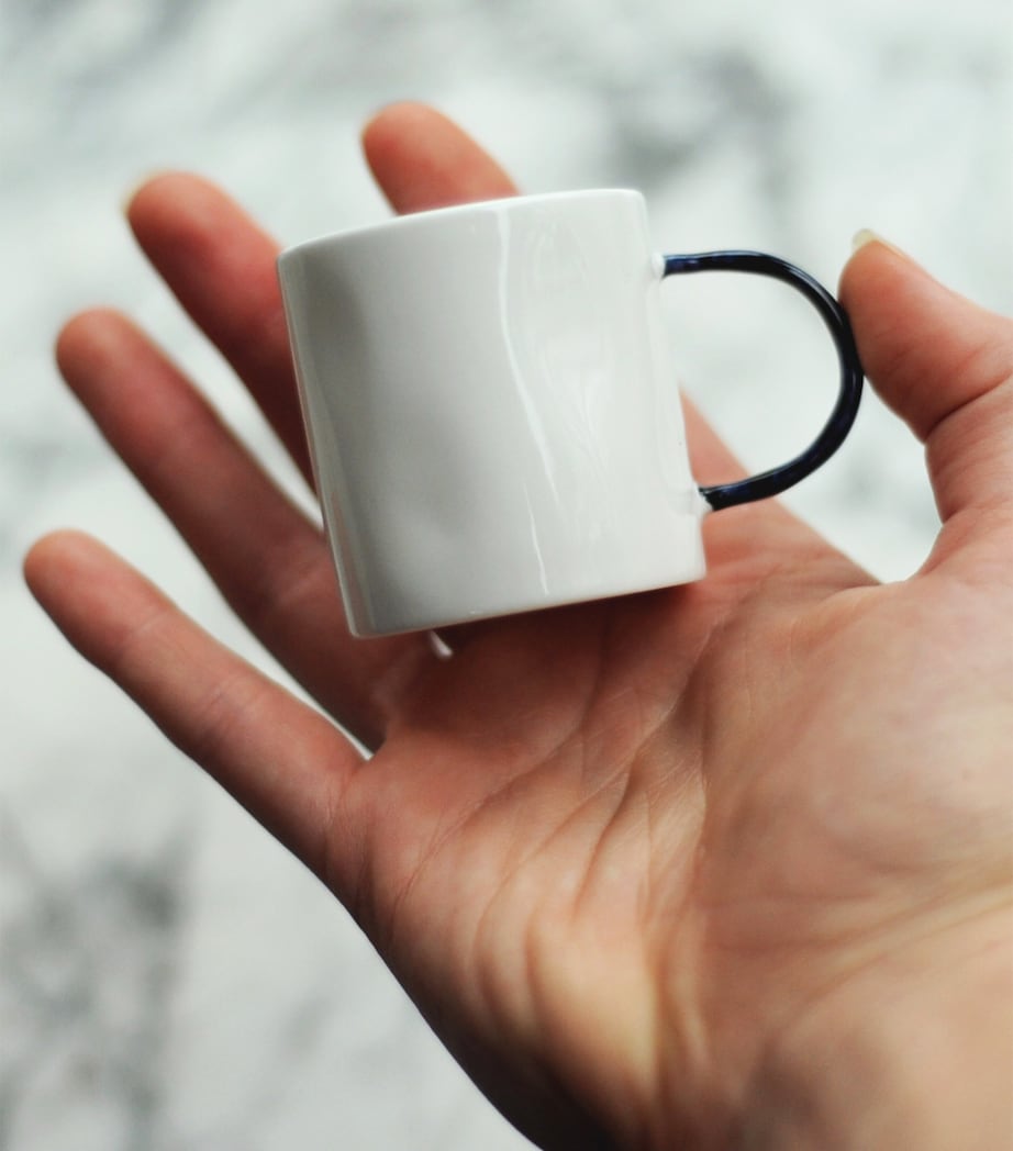 Set of 4 Cobalt Espresso Mugs COBALT (BLUE) Image 4