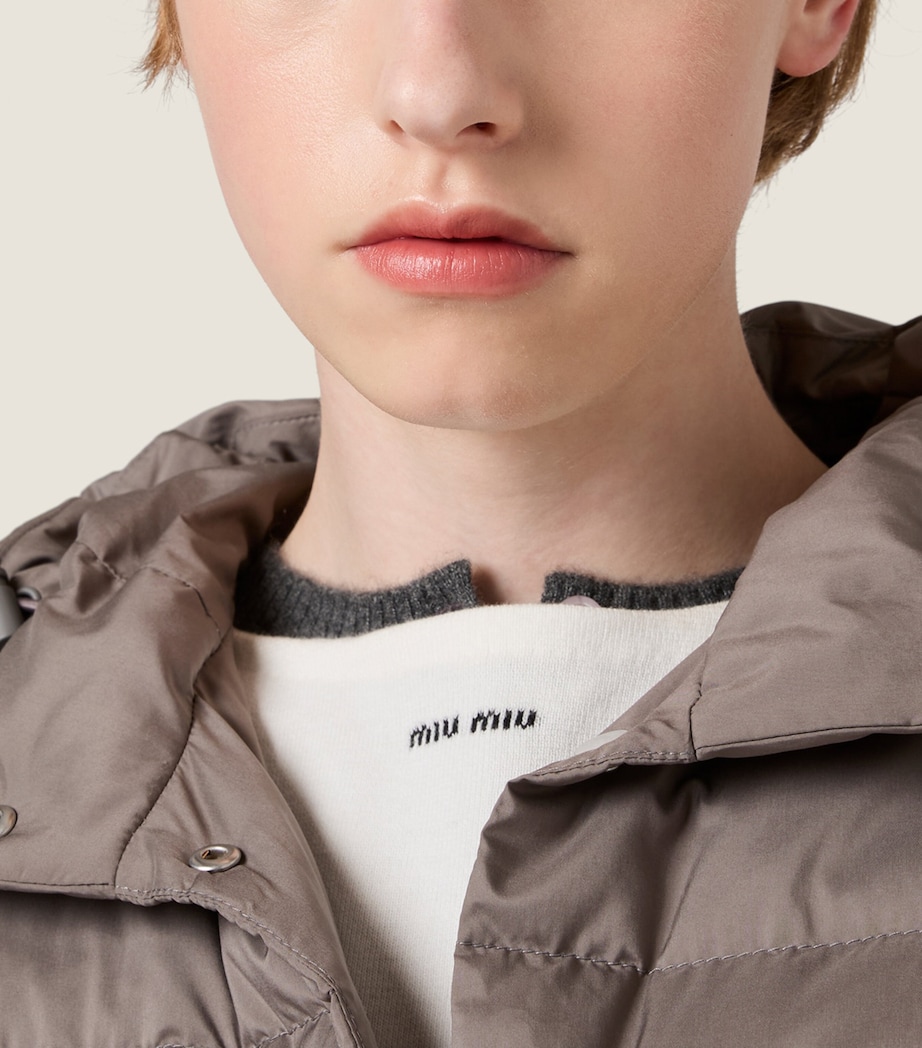 Down Technical Pongé Puffer Jacket F0276 Image 5