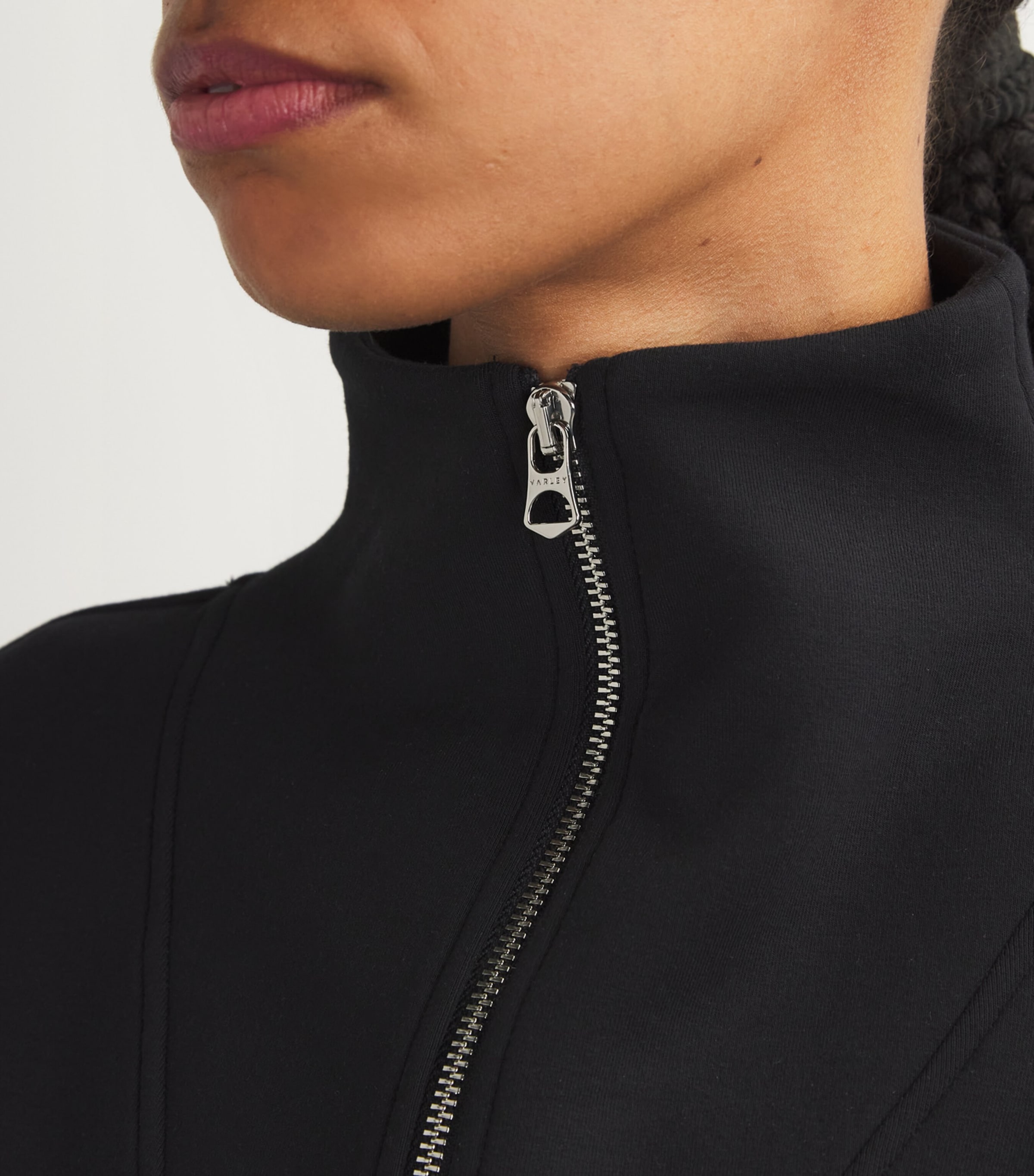 DoubleSoft Hawley Half-Zip Sweatshirt BLACK Image 6