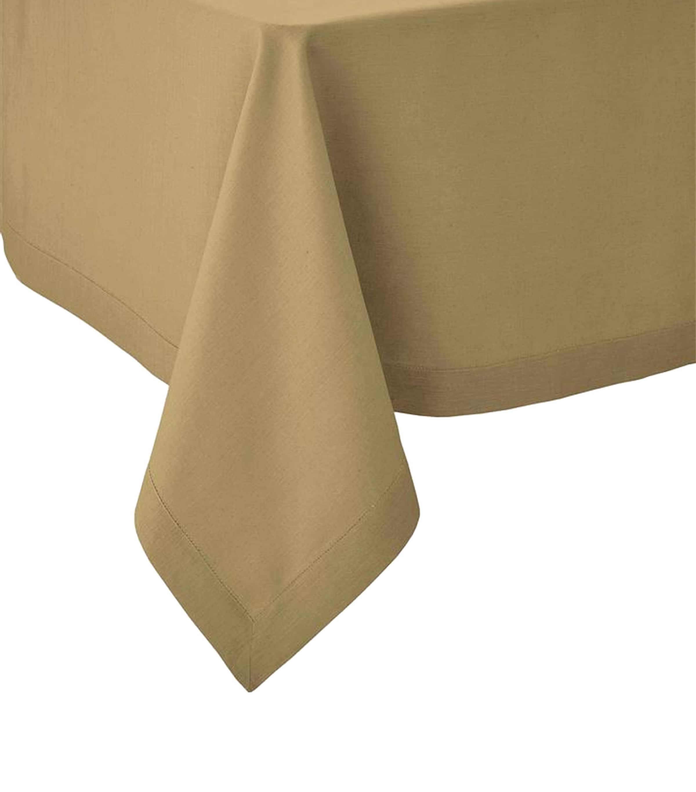 Alexandre Turpault Linen Florence Sienne Tablecloth