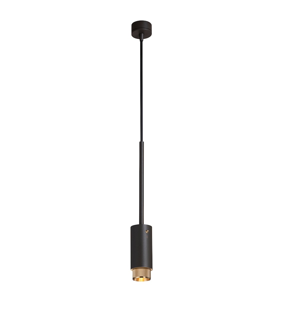 Buster + Punch Graphite Aluminium Exhaust Pendant Brass Image 1