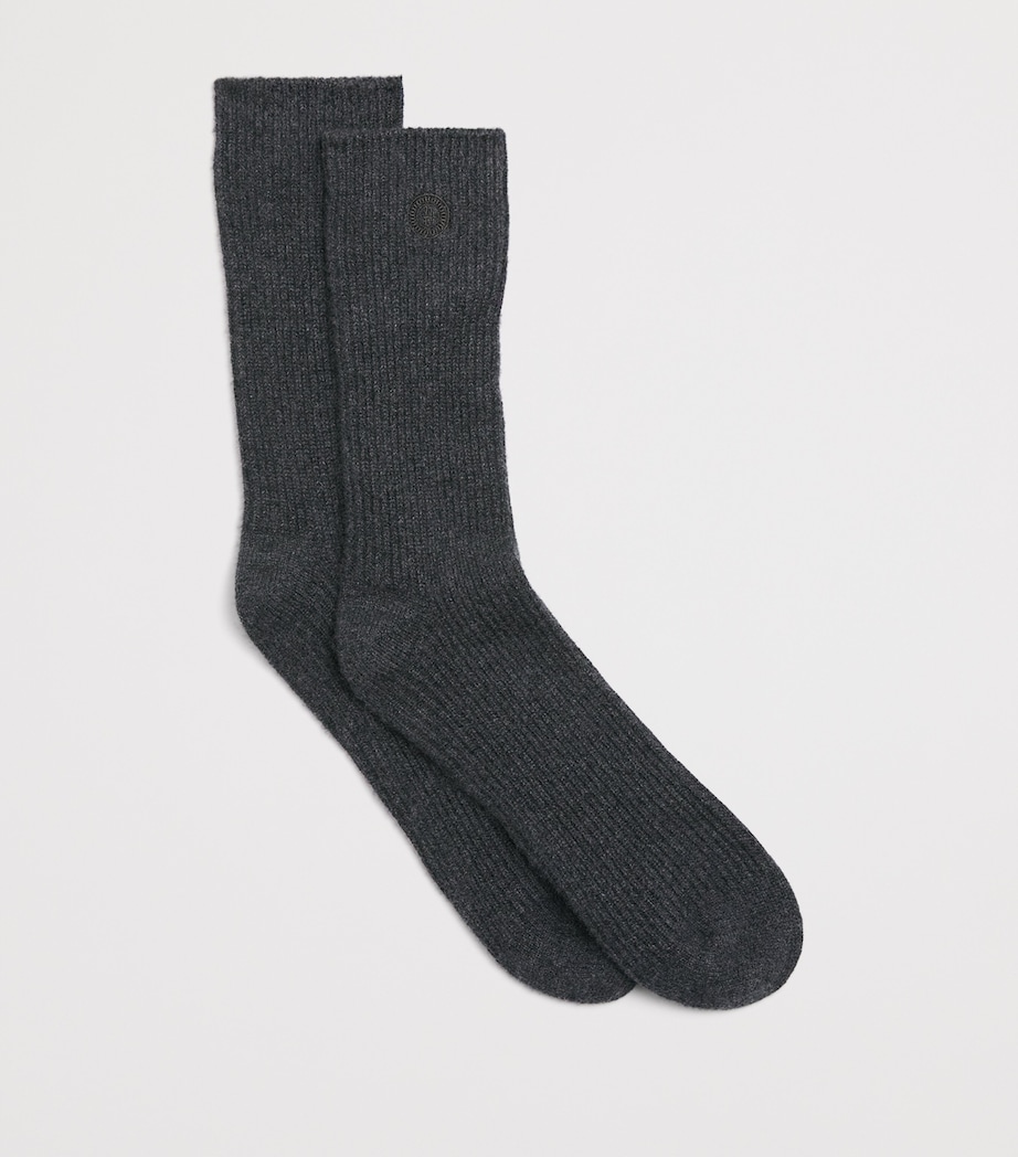 Cashmere Socks BLACK Image 2