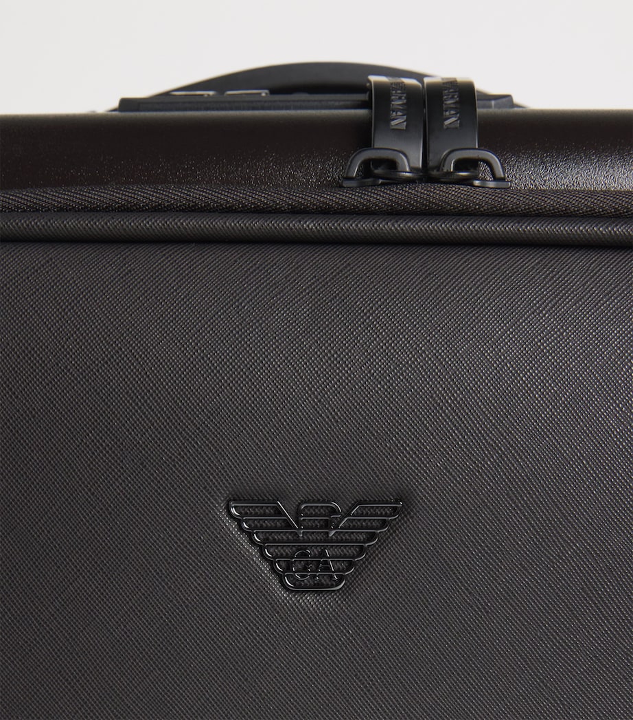 Emporio Armani Logo Carry-On Suitcase (55cm) Image 4