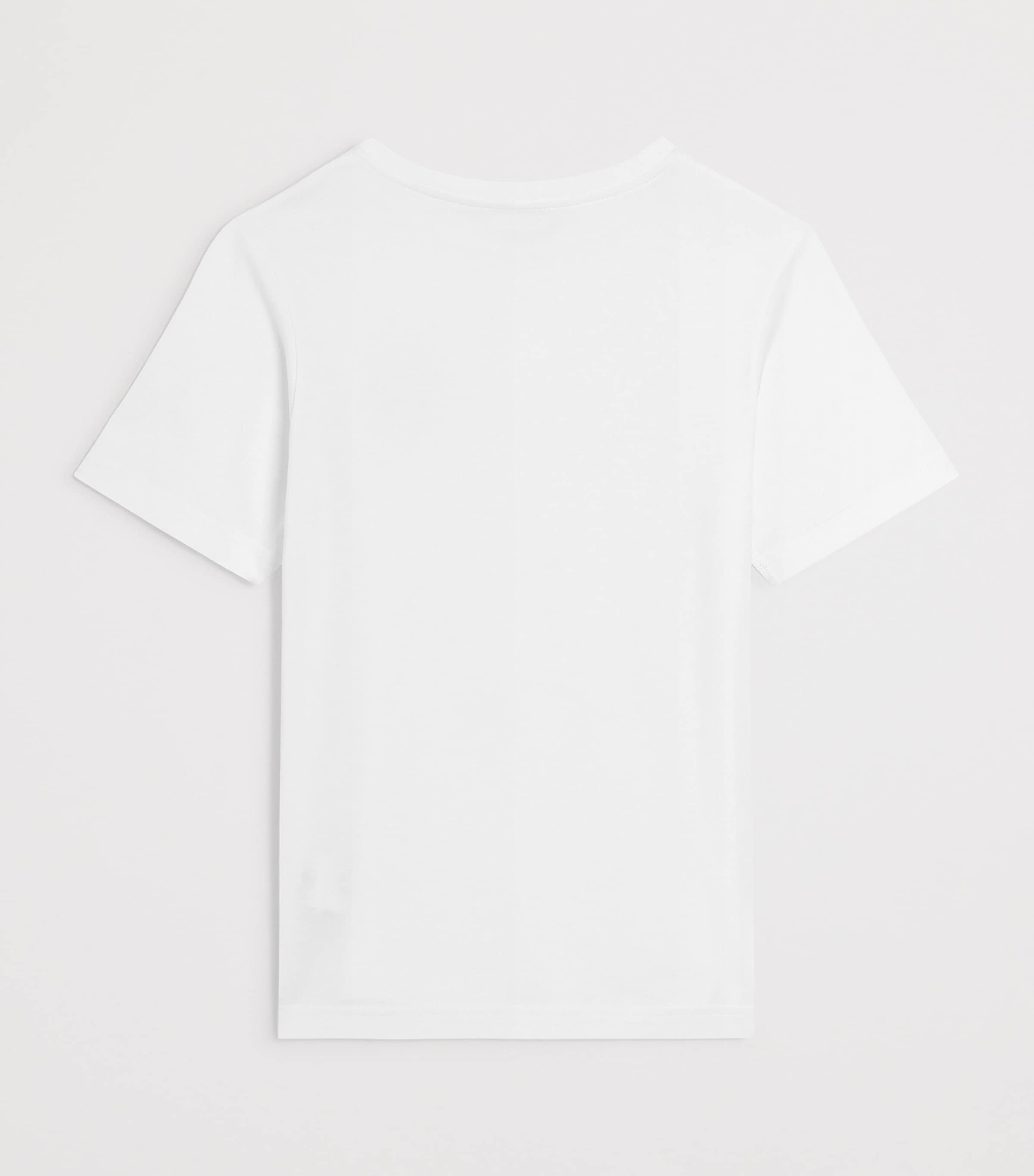 Dolce&Gabbana Kids Embroidered Logo T-Shirt (8-14 Years) Optical White Image 2