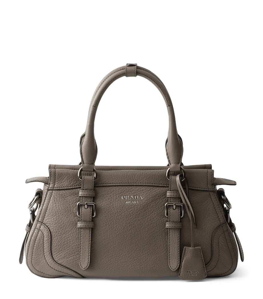 Large Leather Top-Handle Bag F0572 Image 1