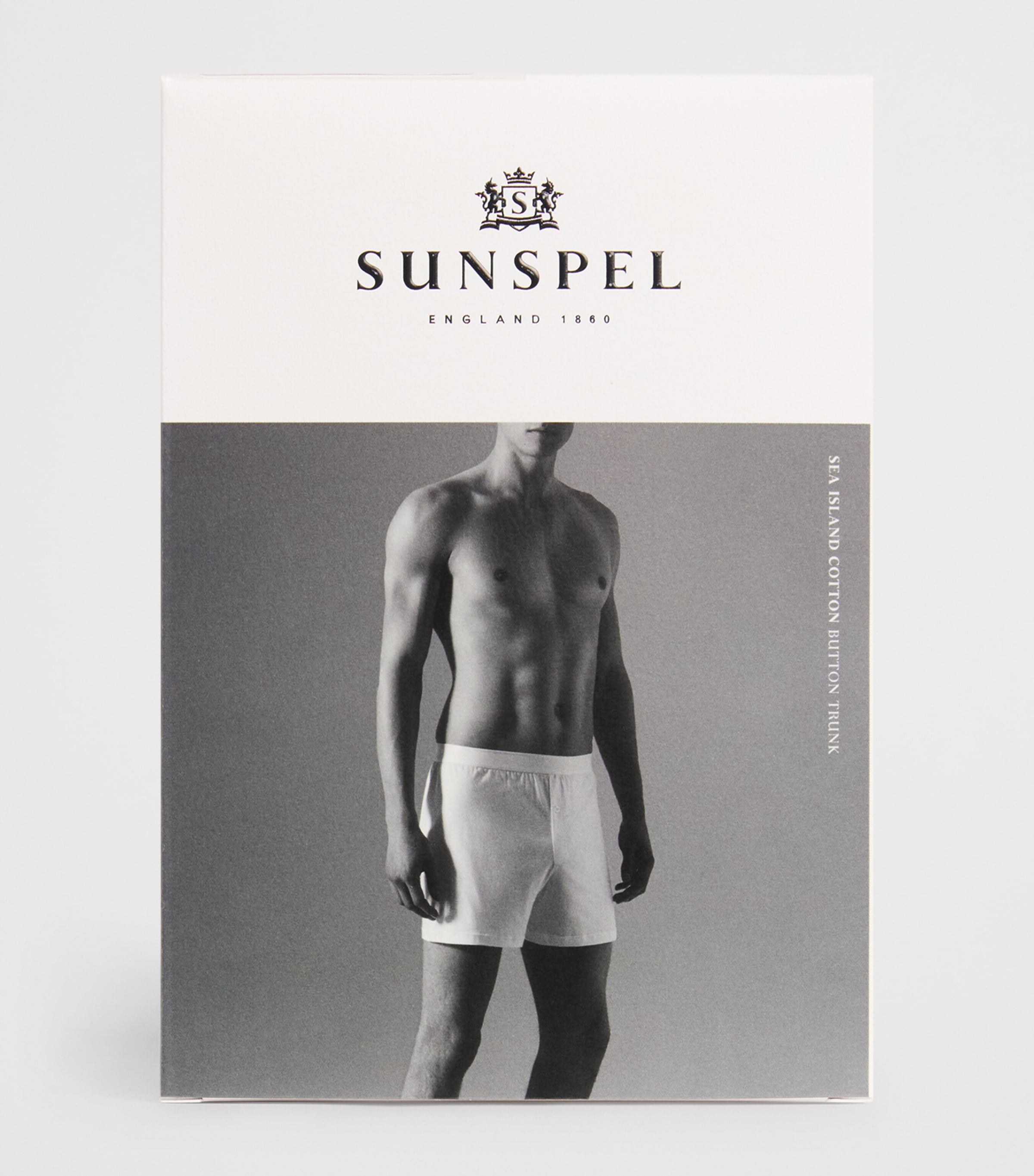 Sea Island Cotton Boxer Shorts WHITE Image 4