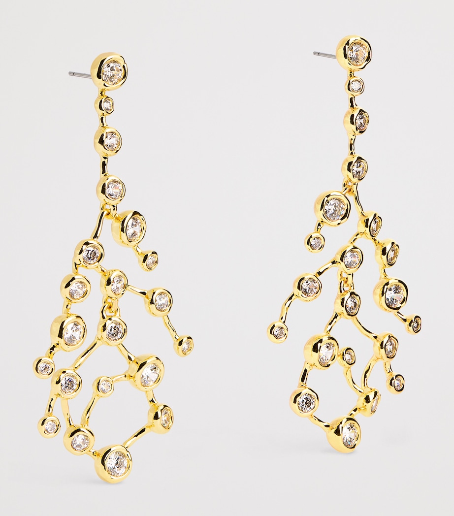 Gold-Plated Asterales Celestial Earrings GOLD Image 3