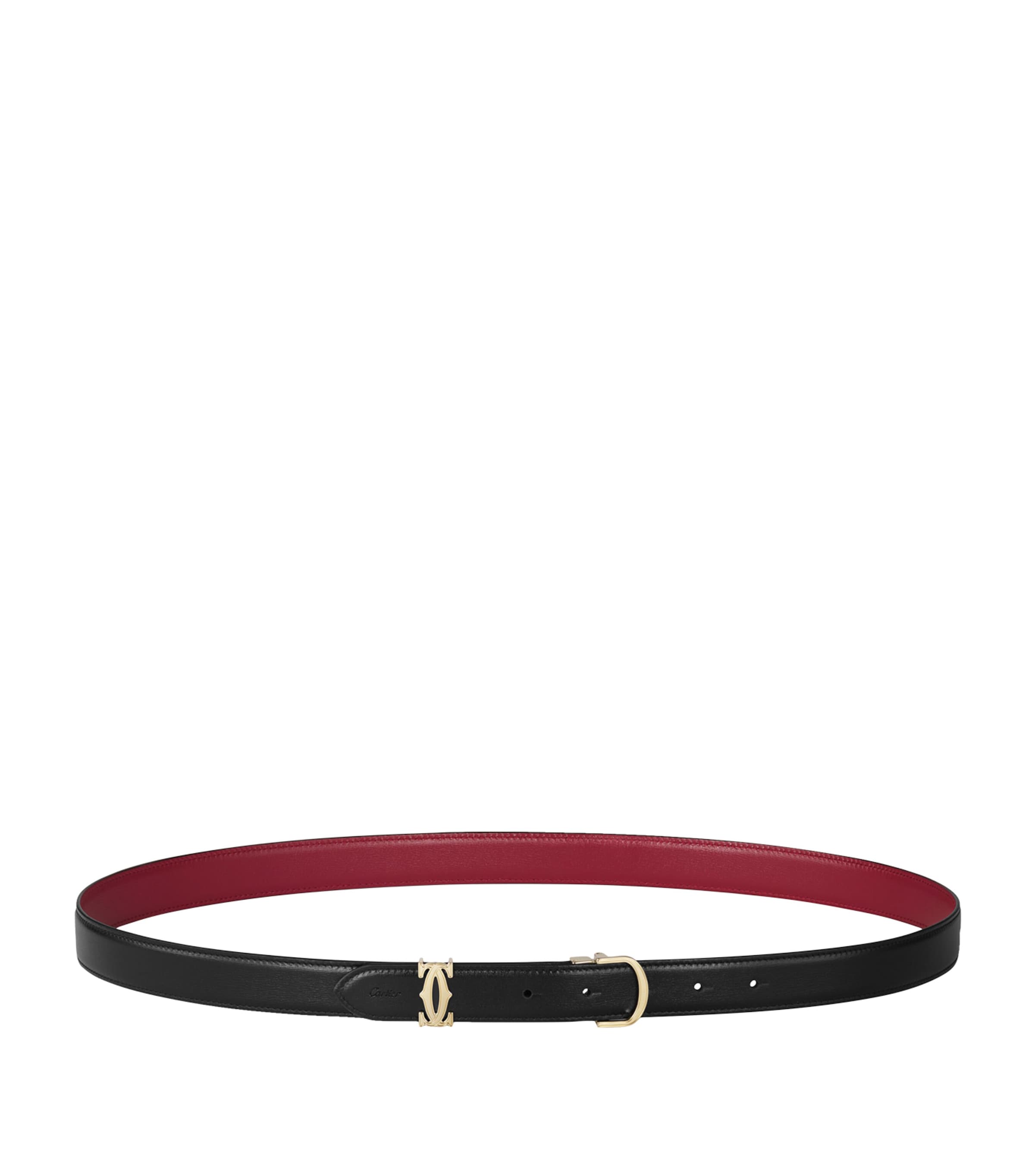 Cartier Reversible C de Cartier Belt Black And Cherry Red Image 1