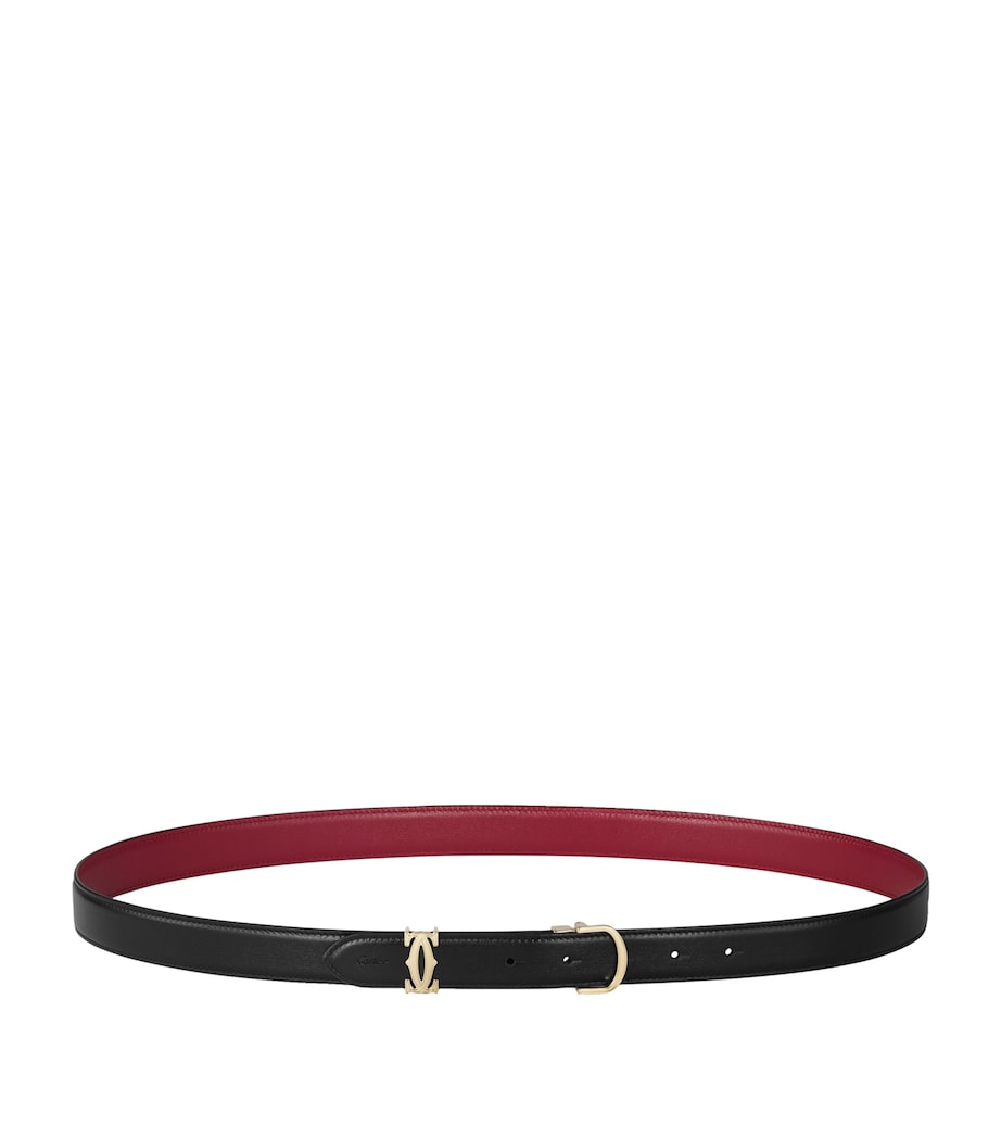Cartier Reversible C de Cartier Belt Black And Cherry Red Image 1