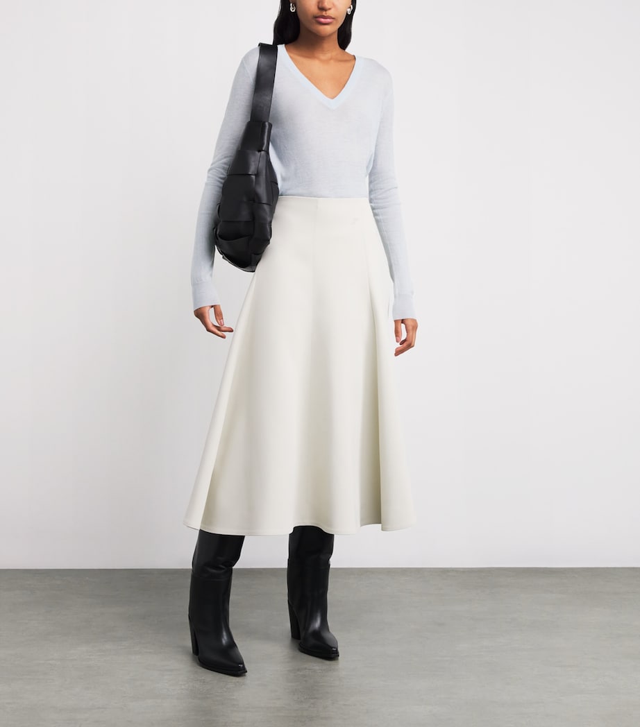 Cashmere Cashair Sweater OXFORD BLUE Image 2