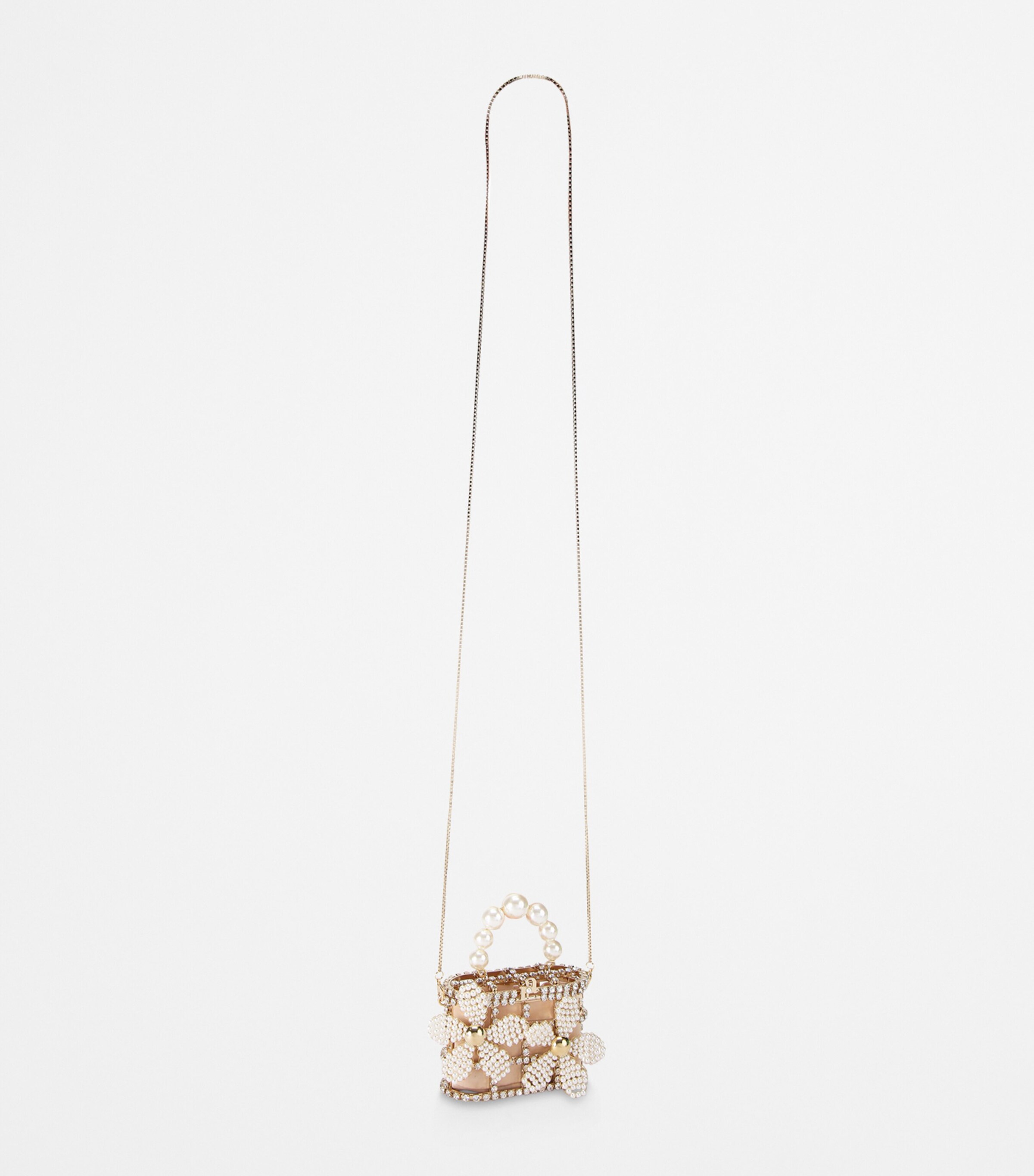 Pocket Gardenia Top-Handle Bag GOLD Image 4