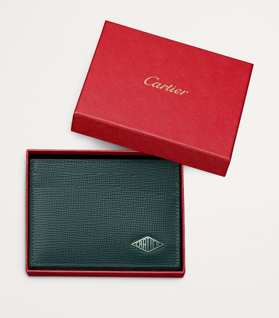Cartier Leather Losange Card Holder Pine Green Image 4