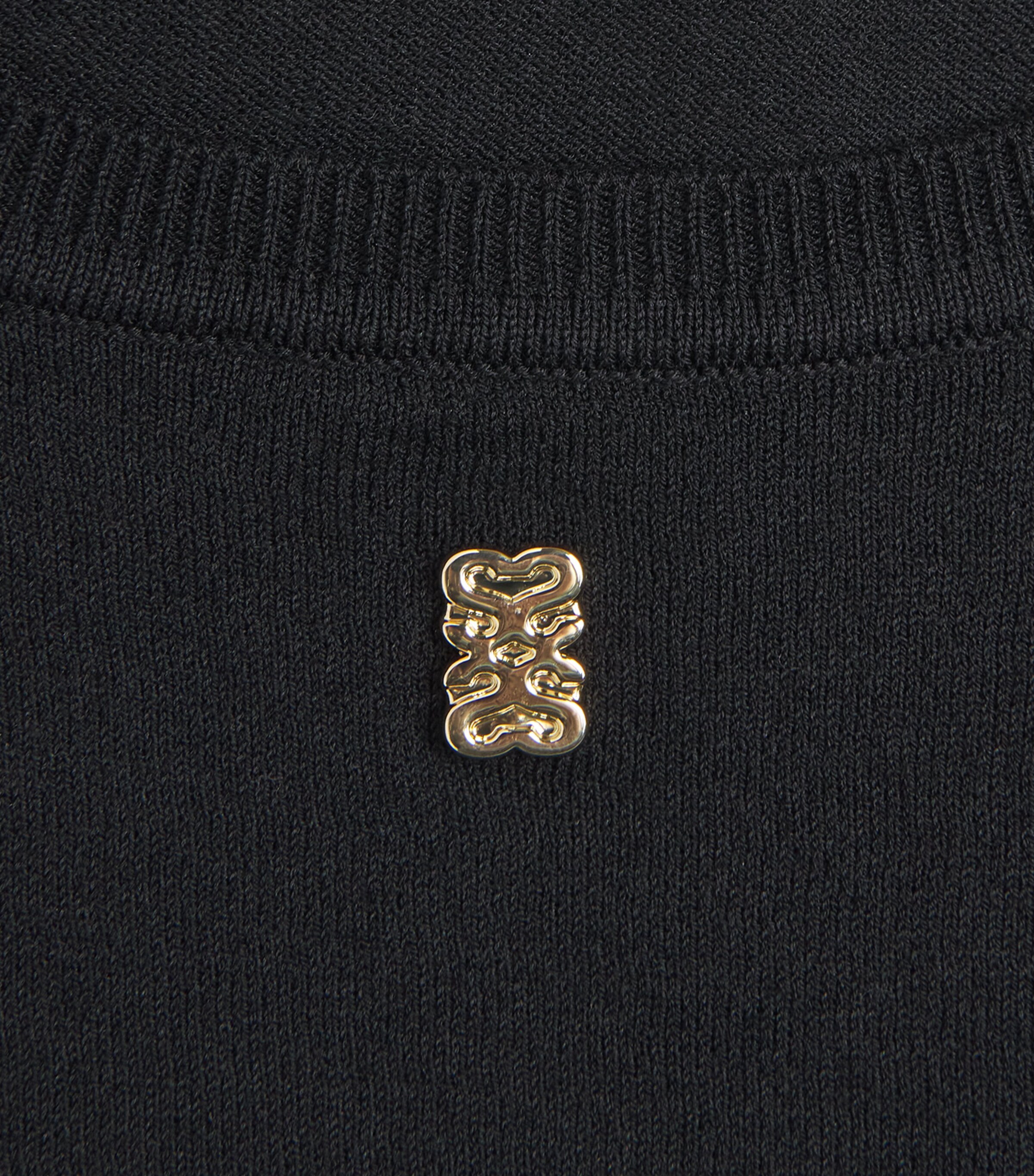 Cotton-Blend Tank Top BLACK Image 5