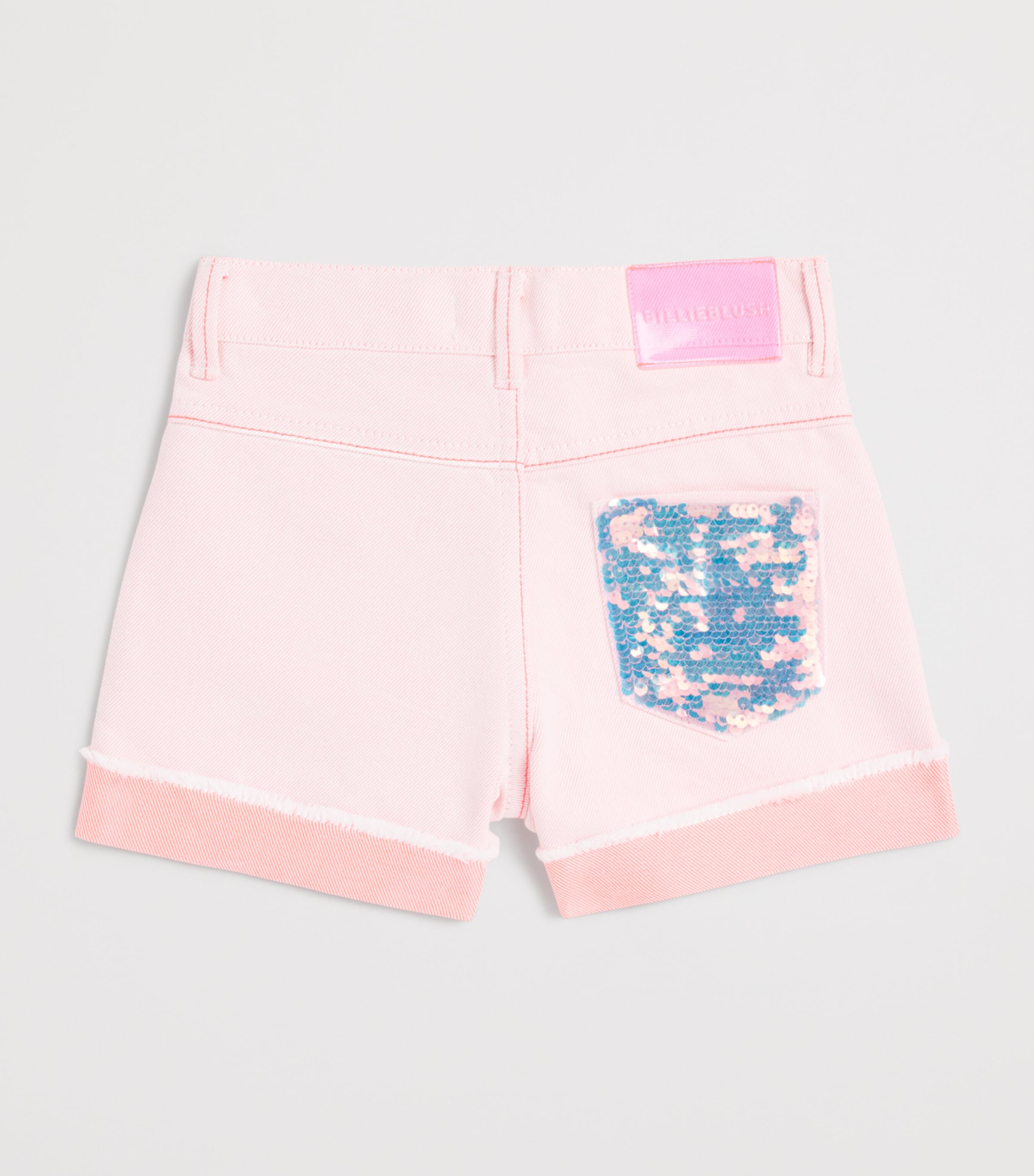 Denim Shorts (2-12 Years) S51PINK OFF WHITE Image 2