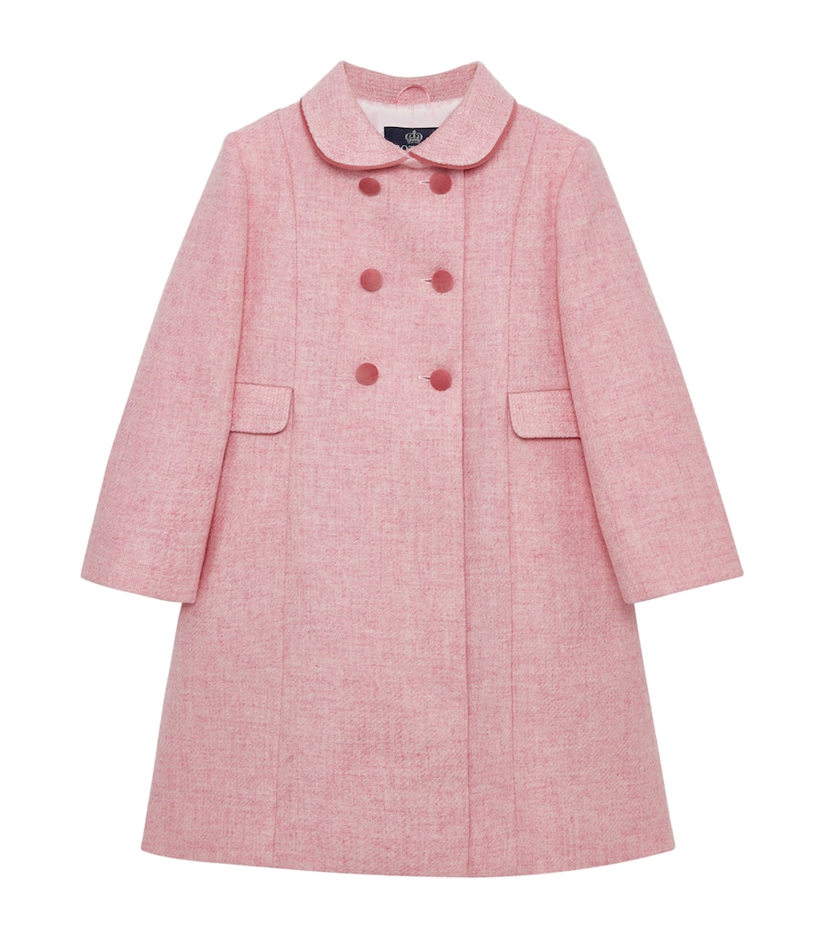Wool Double-Breasted Coat (2-5 Years) PINK Image 1